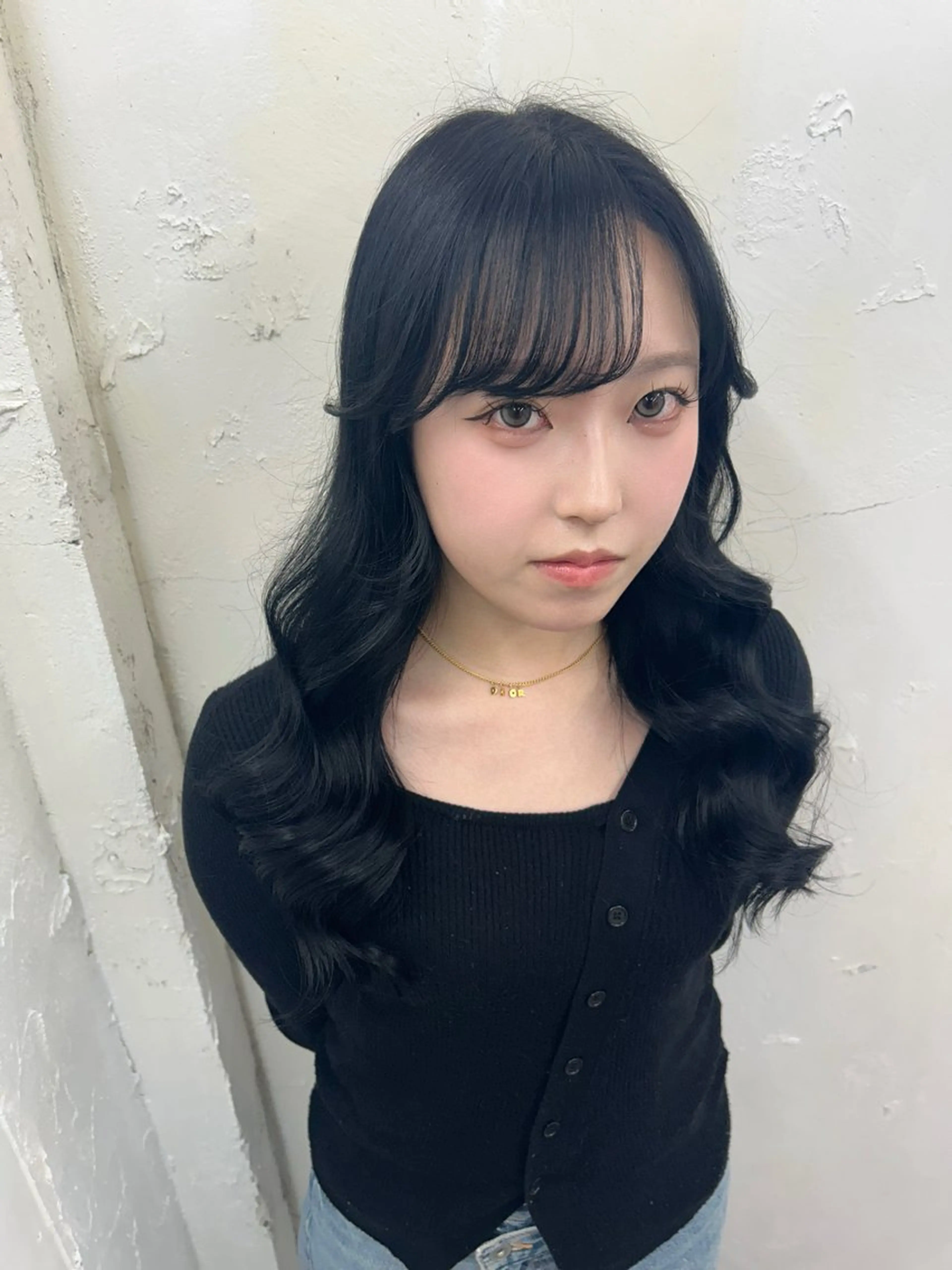 セミロング ヘアカラー 馴染ませエクステ/ ヒロヤのヘアスタイル