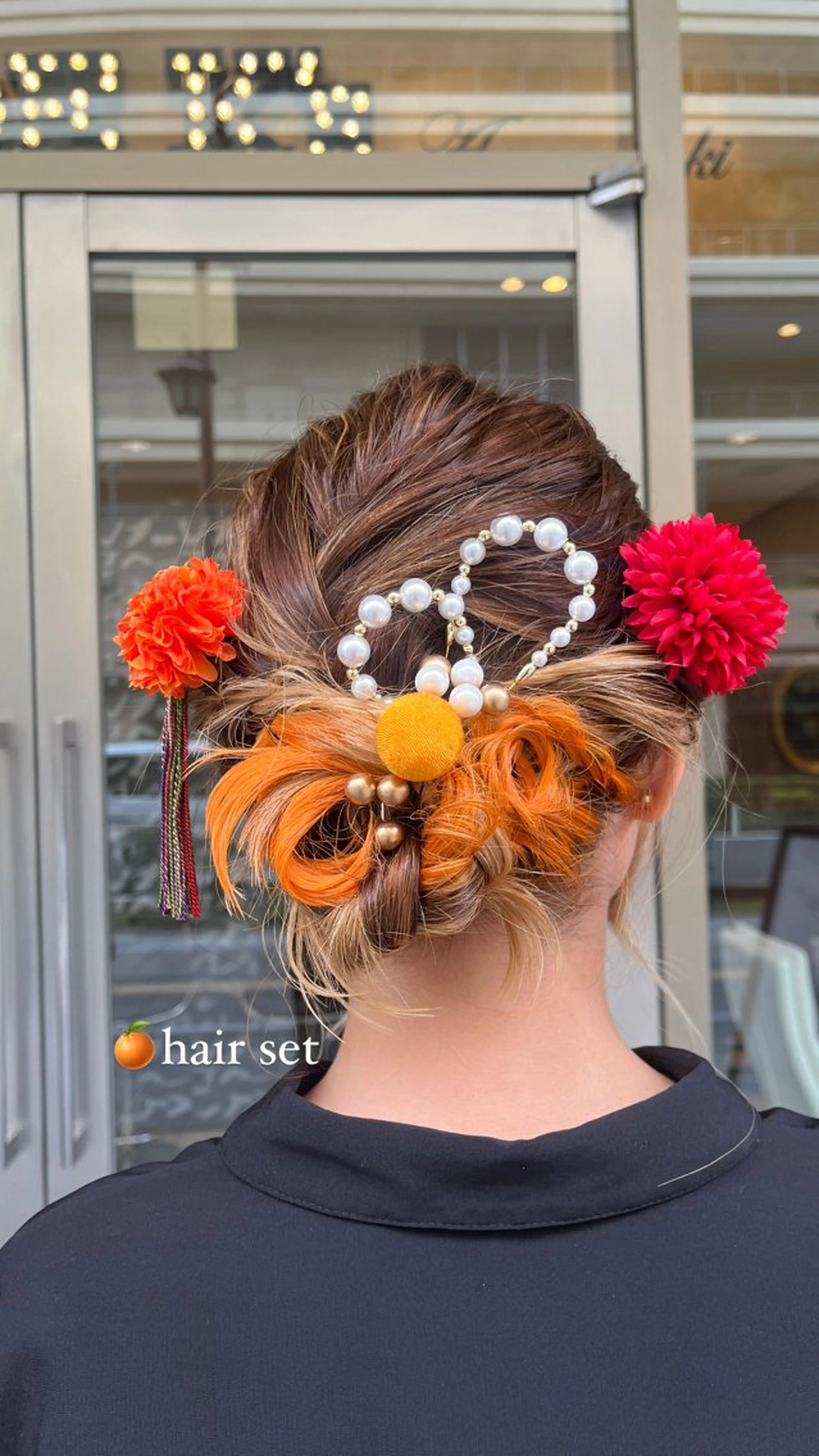 ミディアム ブリーチ/縮毛/ レイヤー🥝ルナのヘアスタイル