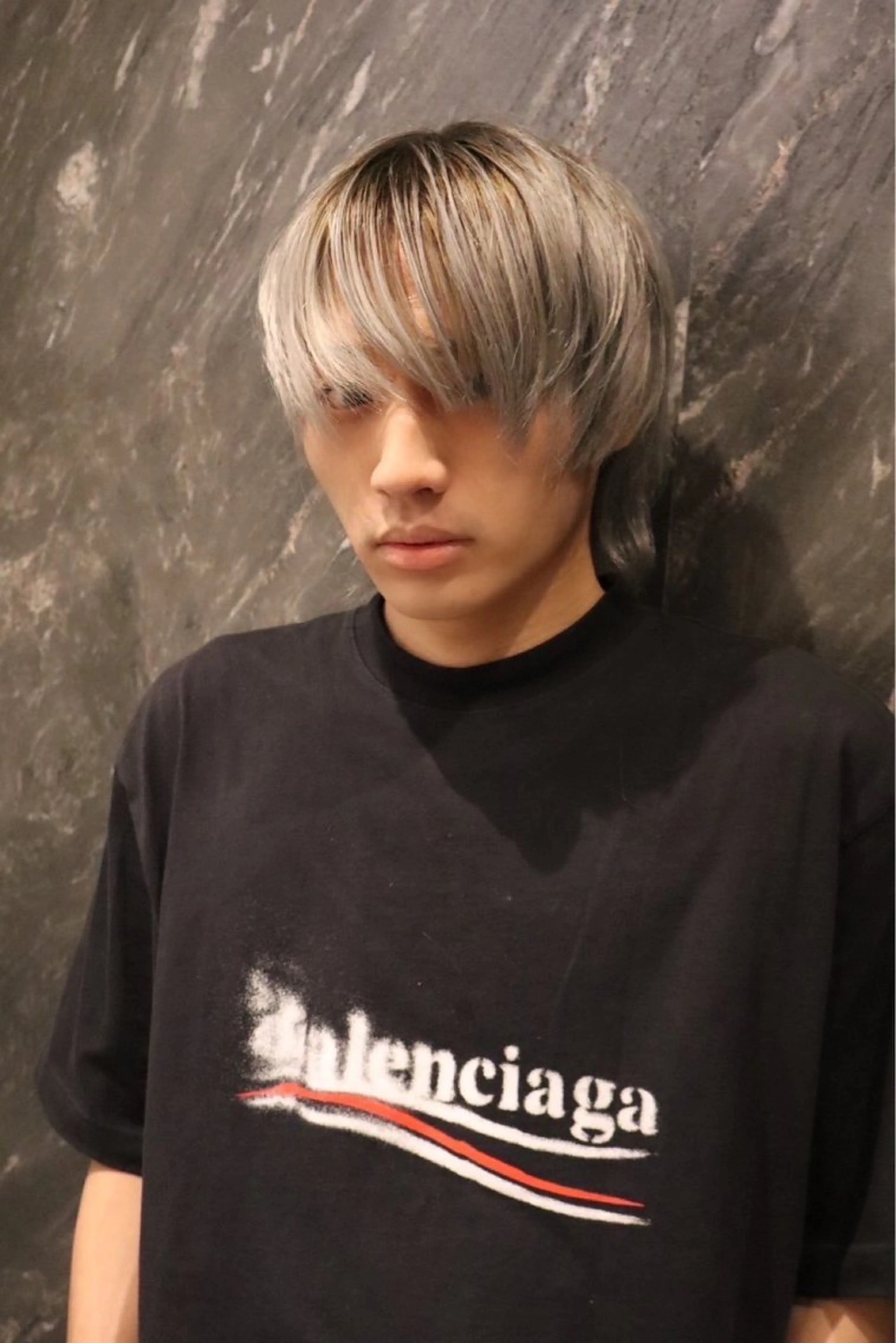 カラー メンズ レイヤーカット /ハイトーンchaoのヘアスタイル