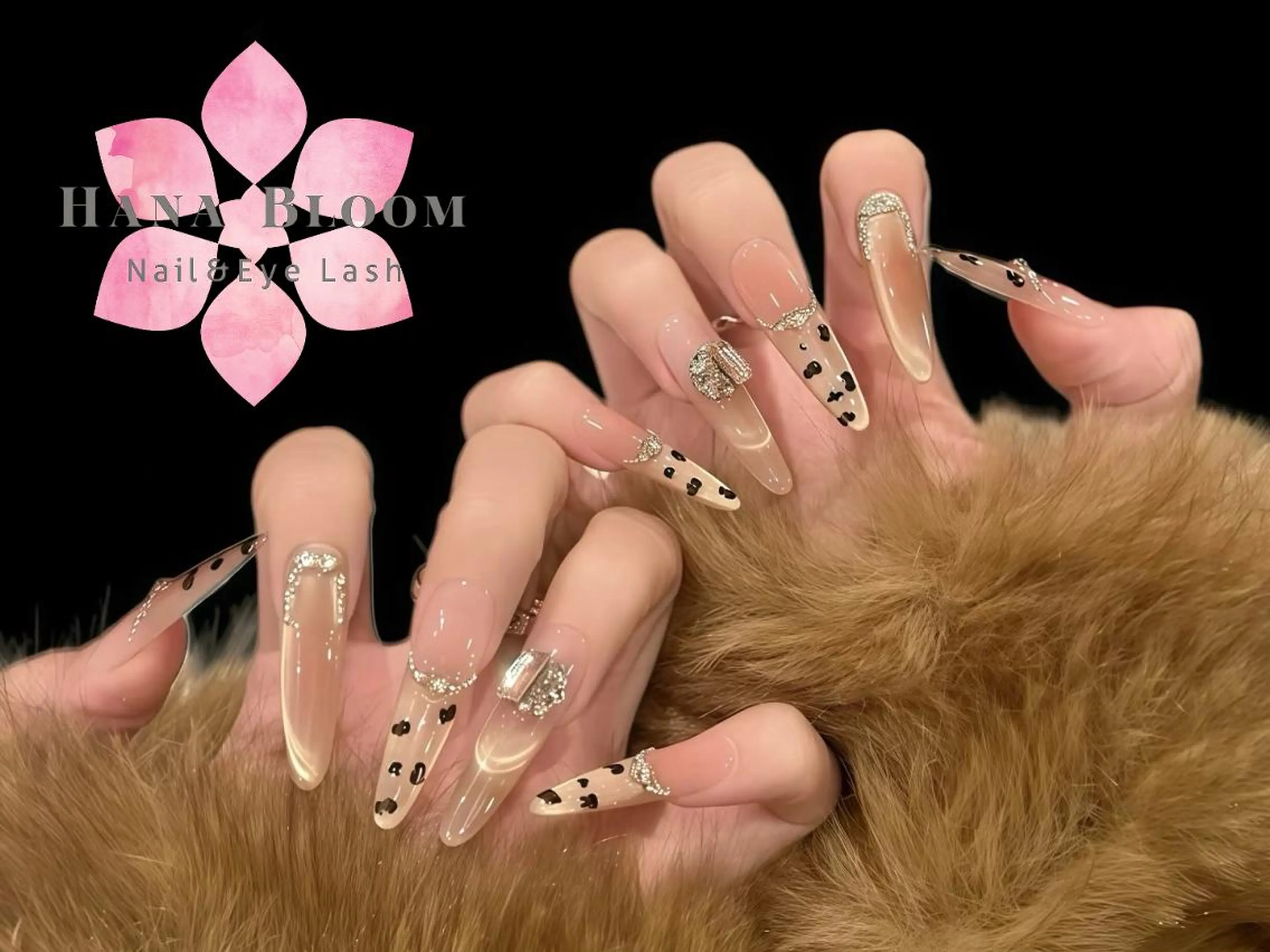 ネイル 長さ出し フレンチネイル ジェルネイル マグネットネイル ミラーネイル ハンドネイル ハンドケア Hana Bloom Nail Labのネイルデザイン