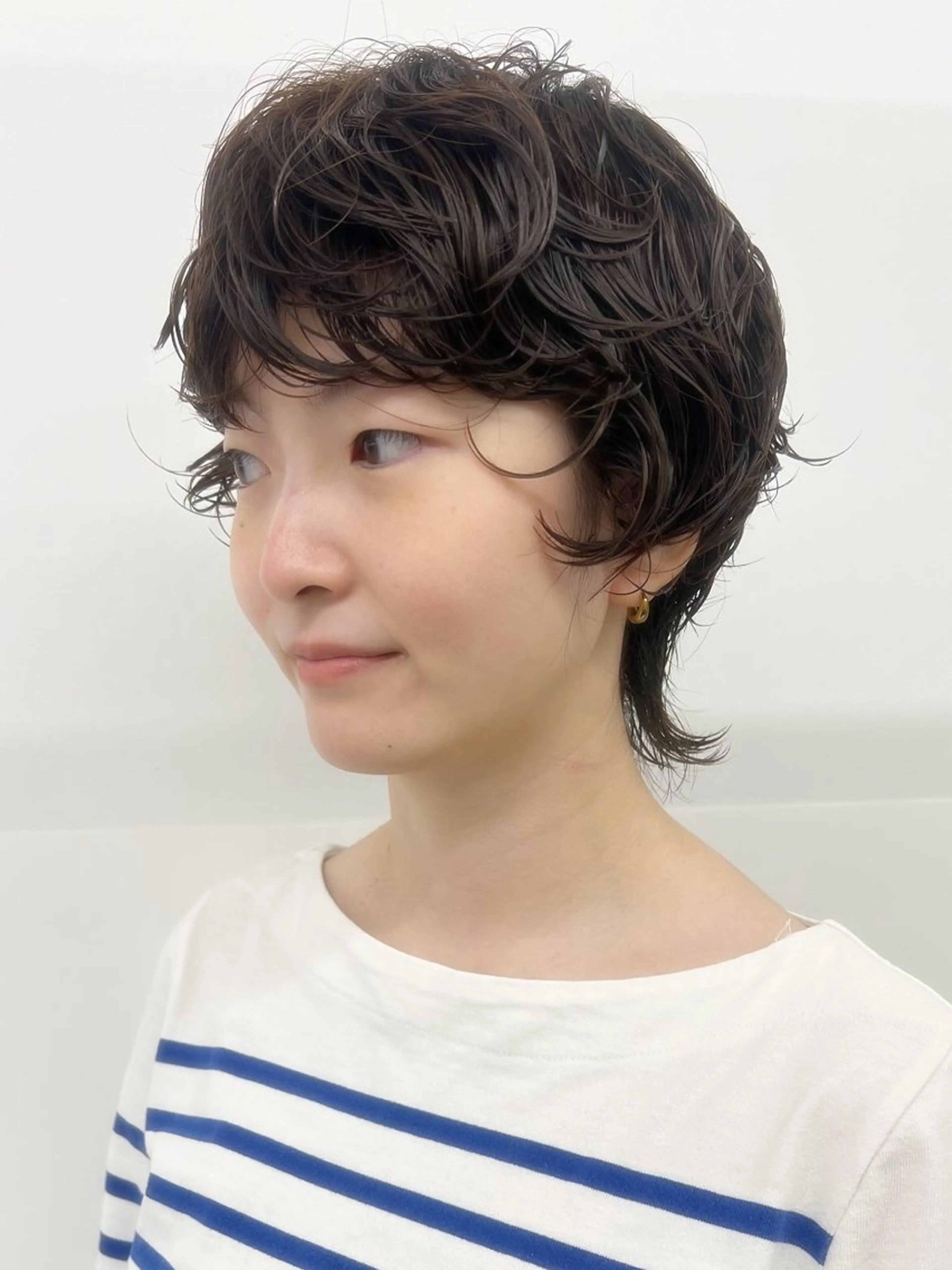 ショート カラー パーマ カット パーマ トリートメント ボブ/パーマ 🐕🦺Nagiのヘアスタイル