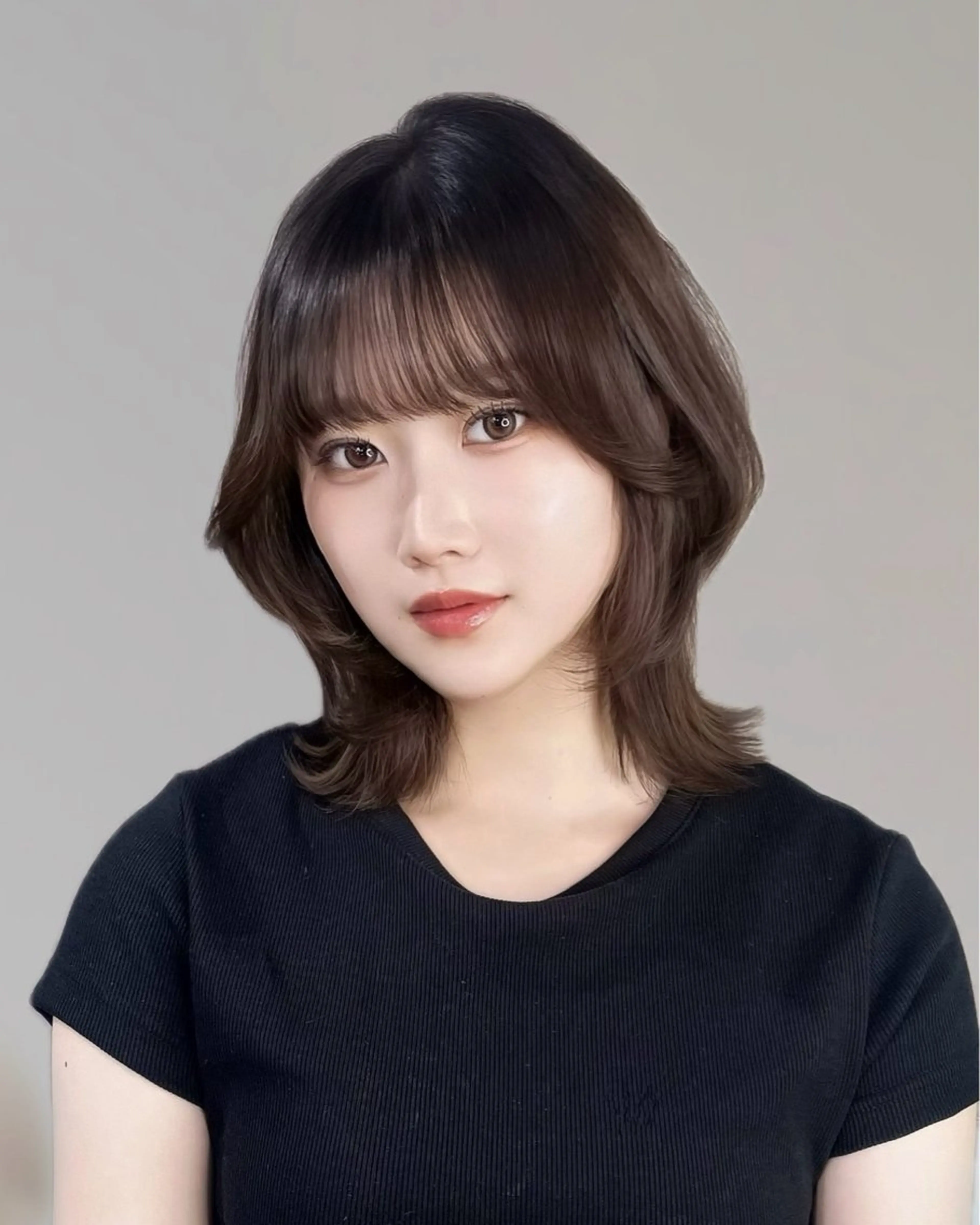 ミディアム カラー カット ヘアカラー トリートメント MIRAC所属・Ryoichi⛓️ 韓国ヘア/ハイトーンのヘアスタイル