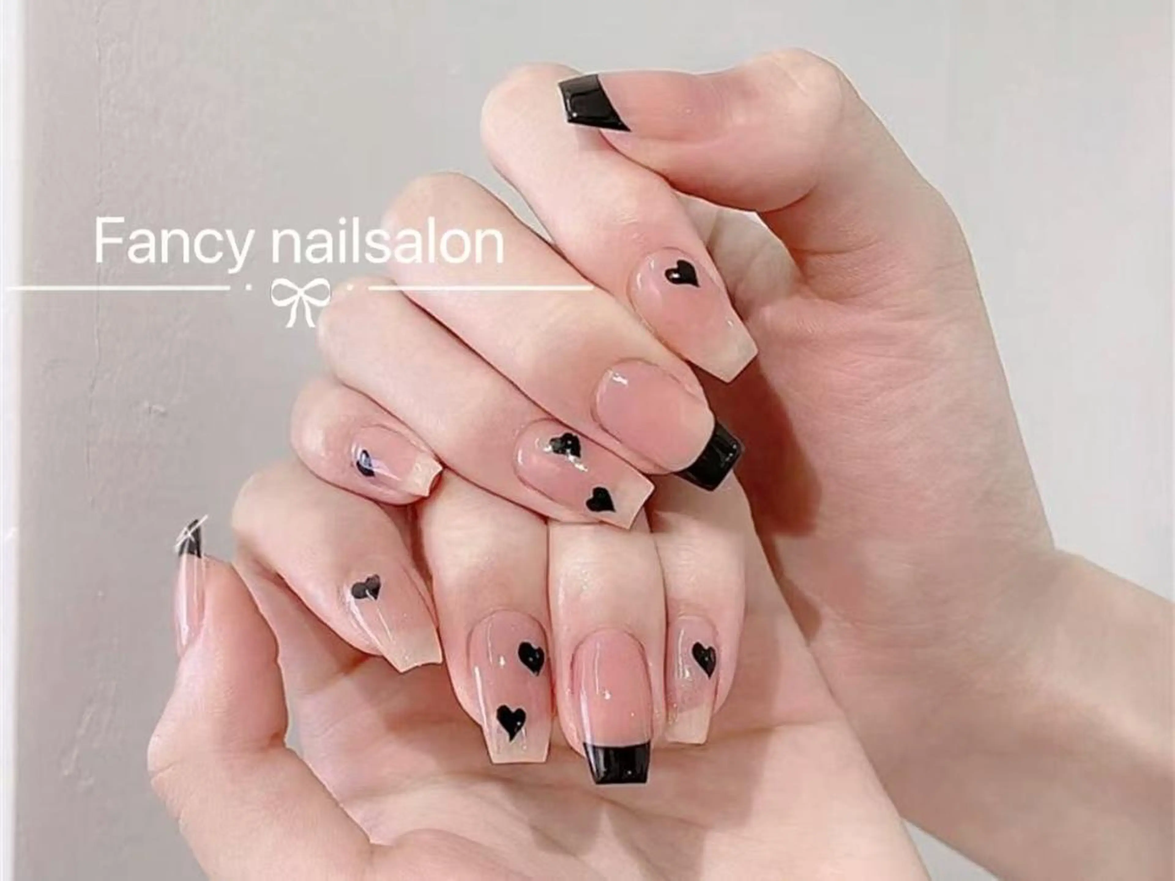 ネイル チークネイル 長さ出し フットネイル フレンチネイル ジェルネイル Nailsalon Fancyのネイルデザイン