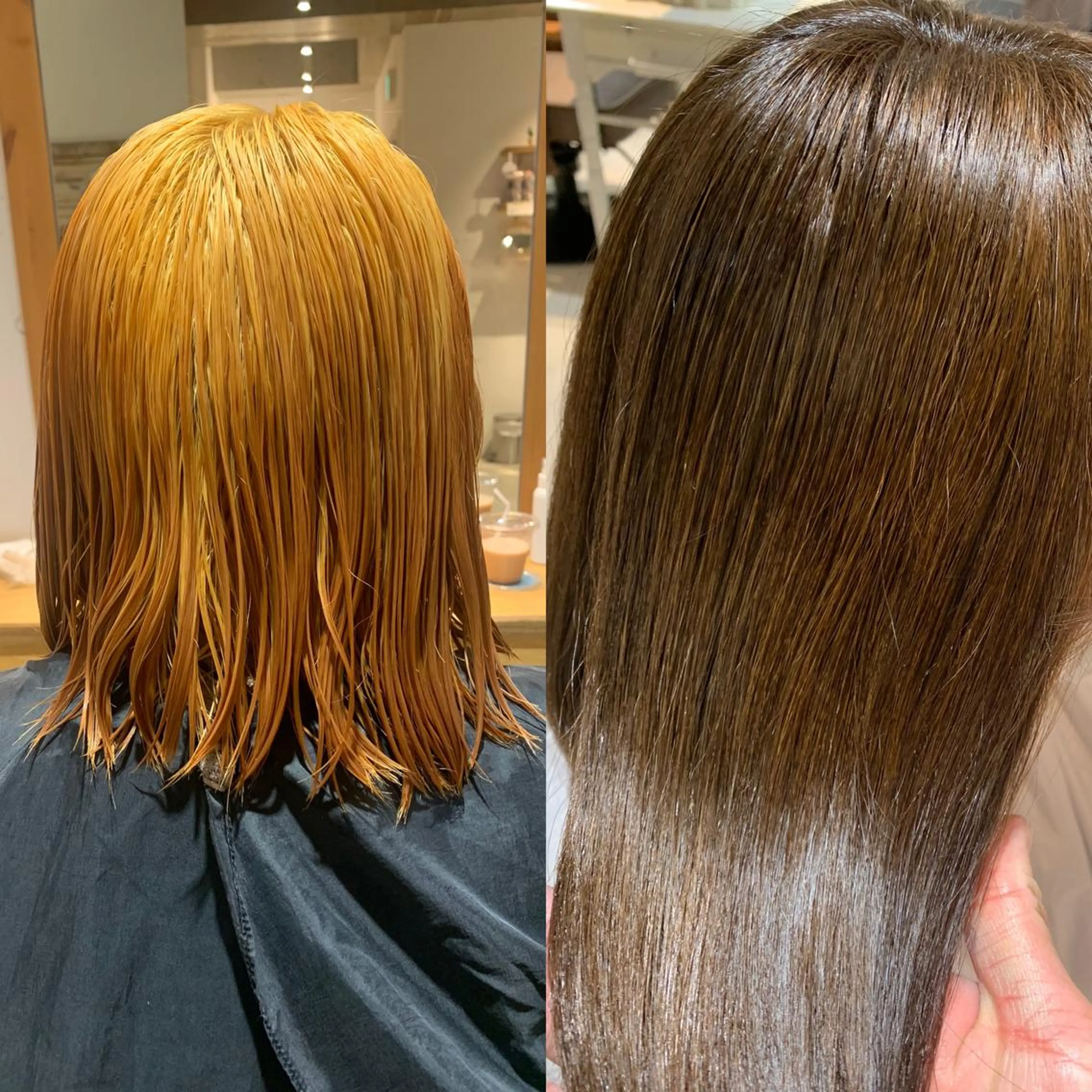 ミディアム カラー 髪質改善/縮毛/新宿 🫧SUZUKA🫧のヘアスタイル