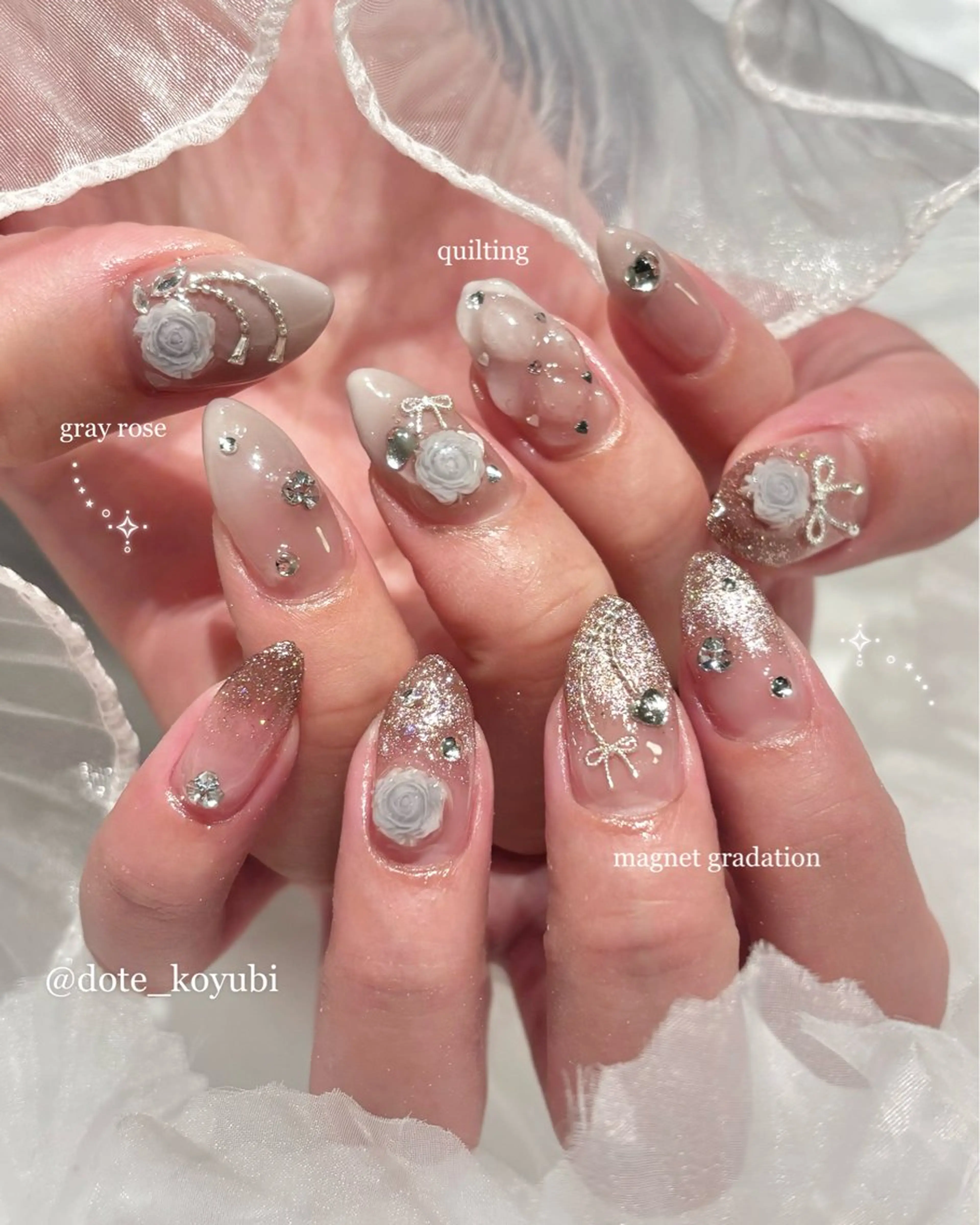 【オフあり／デザインし放題♡】👑プラチナデザインコース👑パーツ／ストーン無制限(一部有料有)持ち込みデザインOK♡の写真