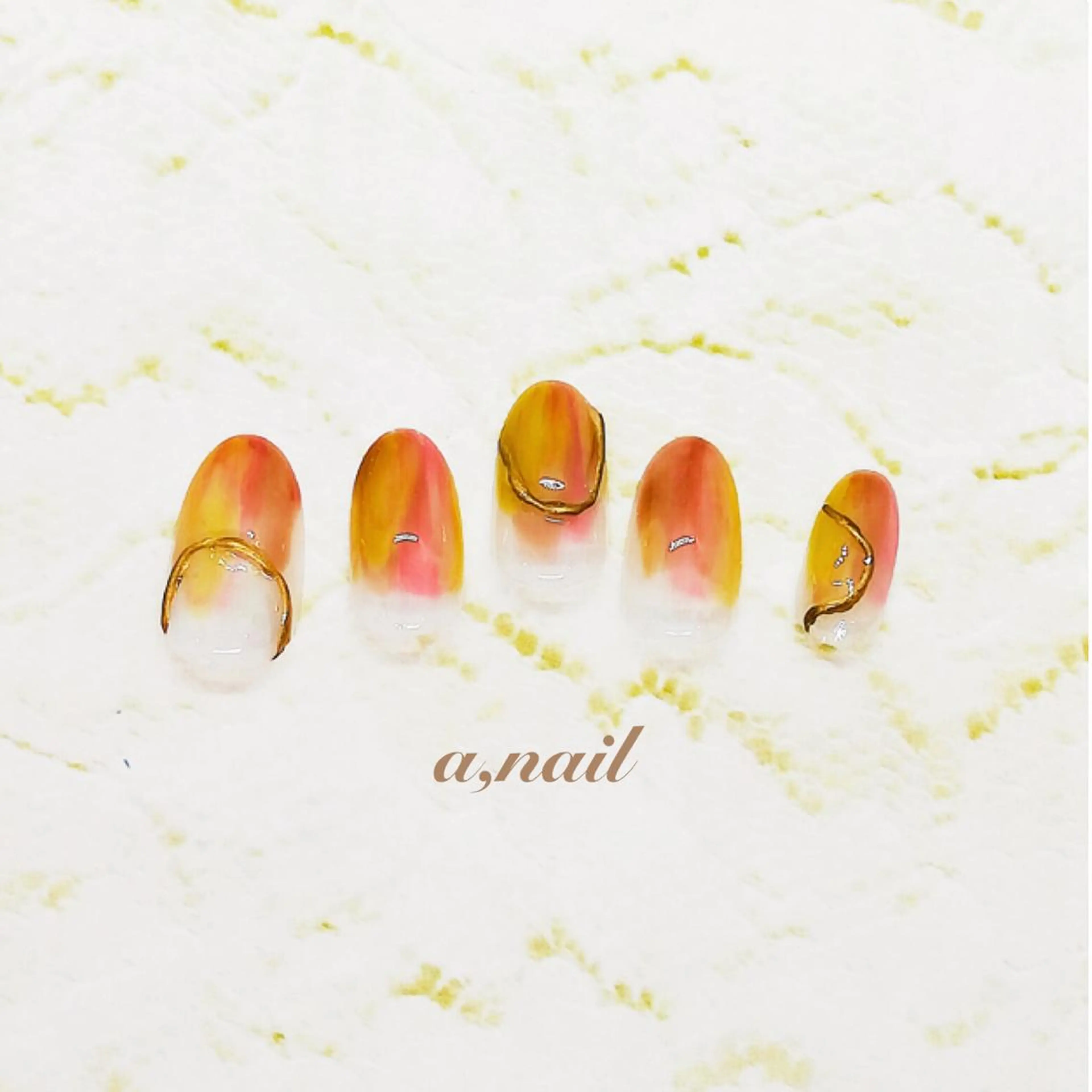 ネイル フットネイル グラデーション ラメ(グリッター) ニュアンスネイル オフィスネイル ハンドネイル ネイルサロン エーネイルのネイルデザイン