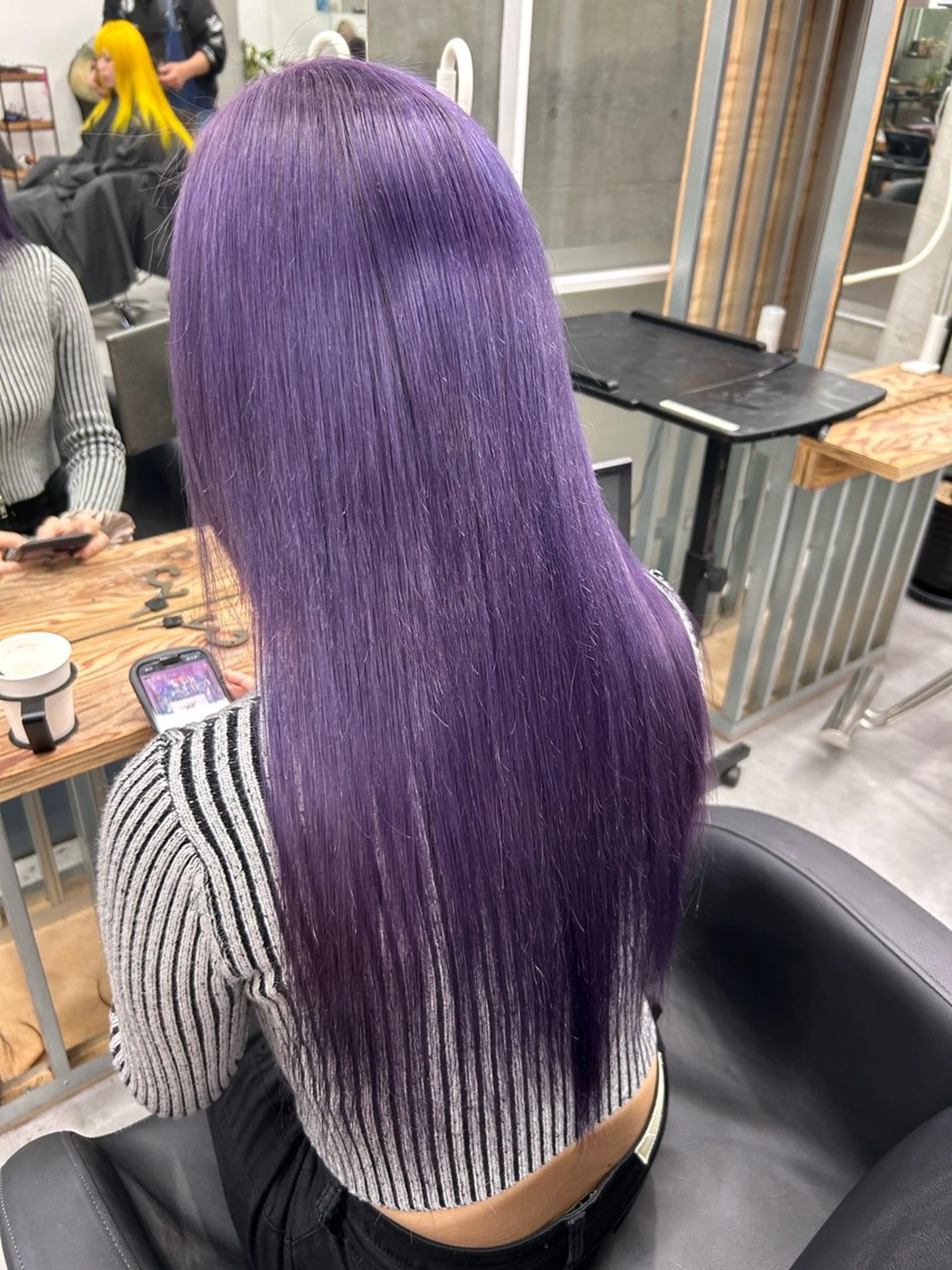 ロング カラー ブリーチ ケアブリーチ ダブルカラー ハイトーンカラー ヘアカラー welring所属・Aoba 🫧艶ハイトーン🫧のヘアスタイル