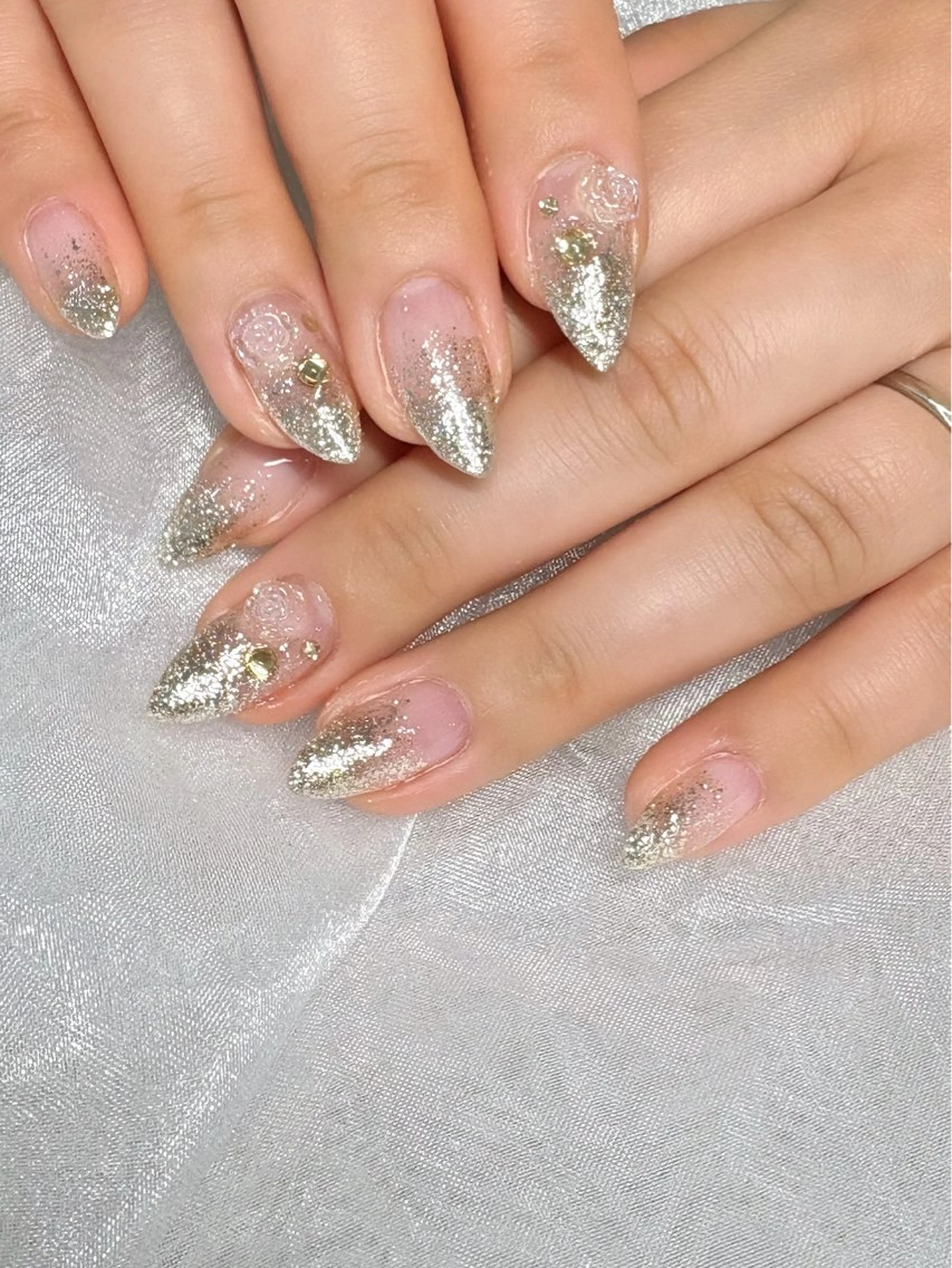 ネイル ハンドネイル 艶/マグネット/網紅 /韓国/岩下りほのネイルデザイン