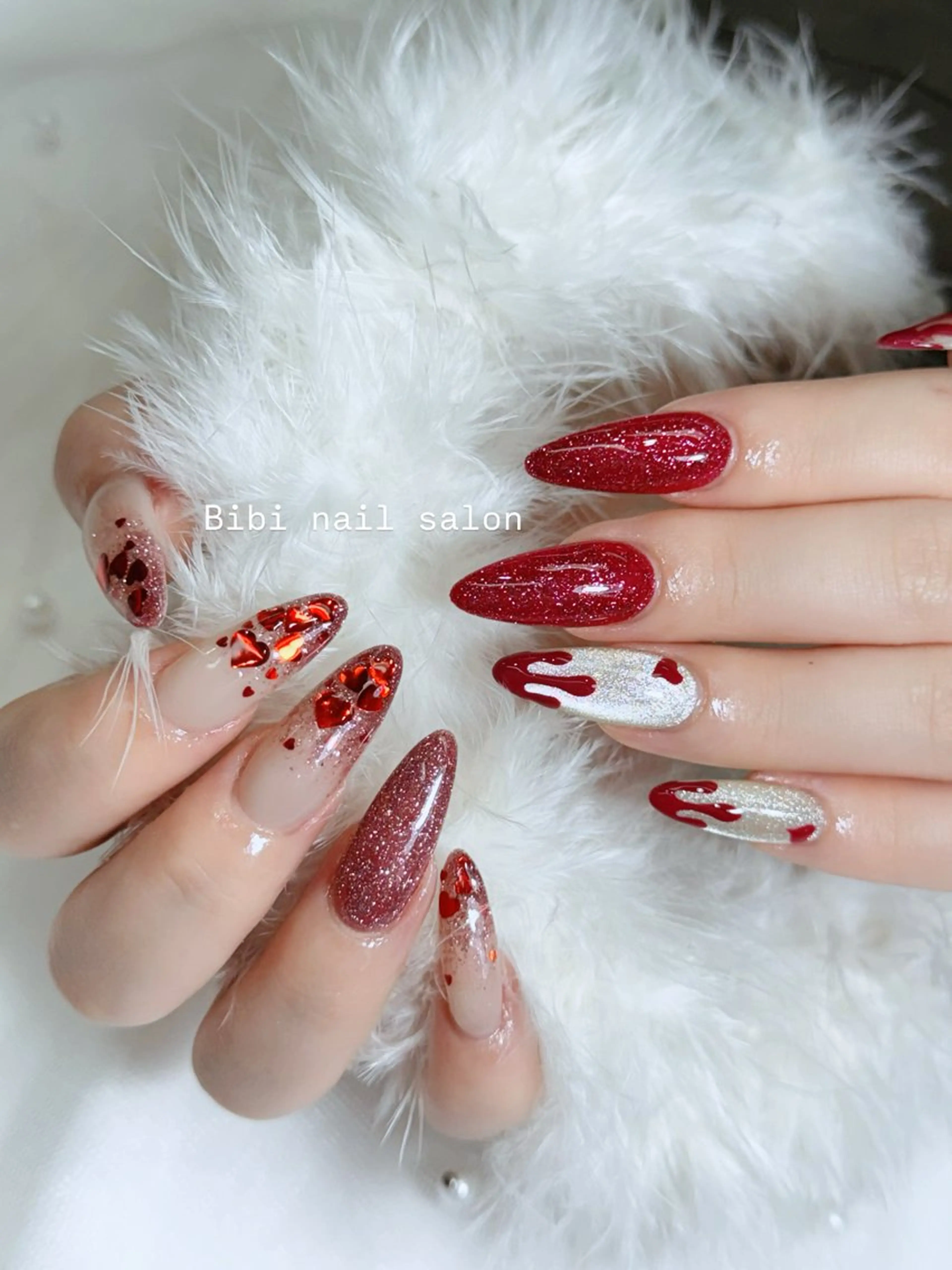 セミロング ハンドネイル Bibi beauty spa Osaka所属・Chann Channのネイルデザイン