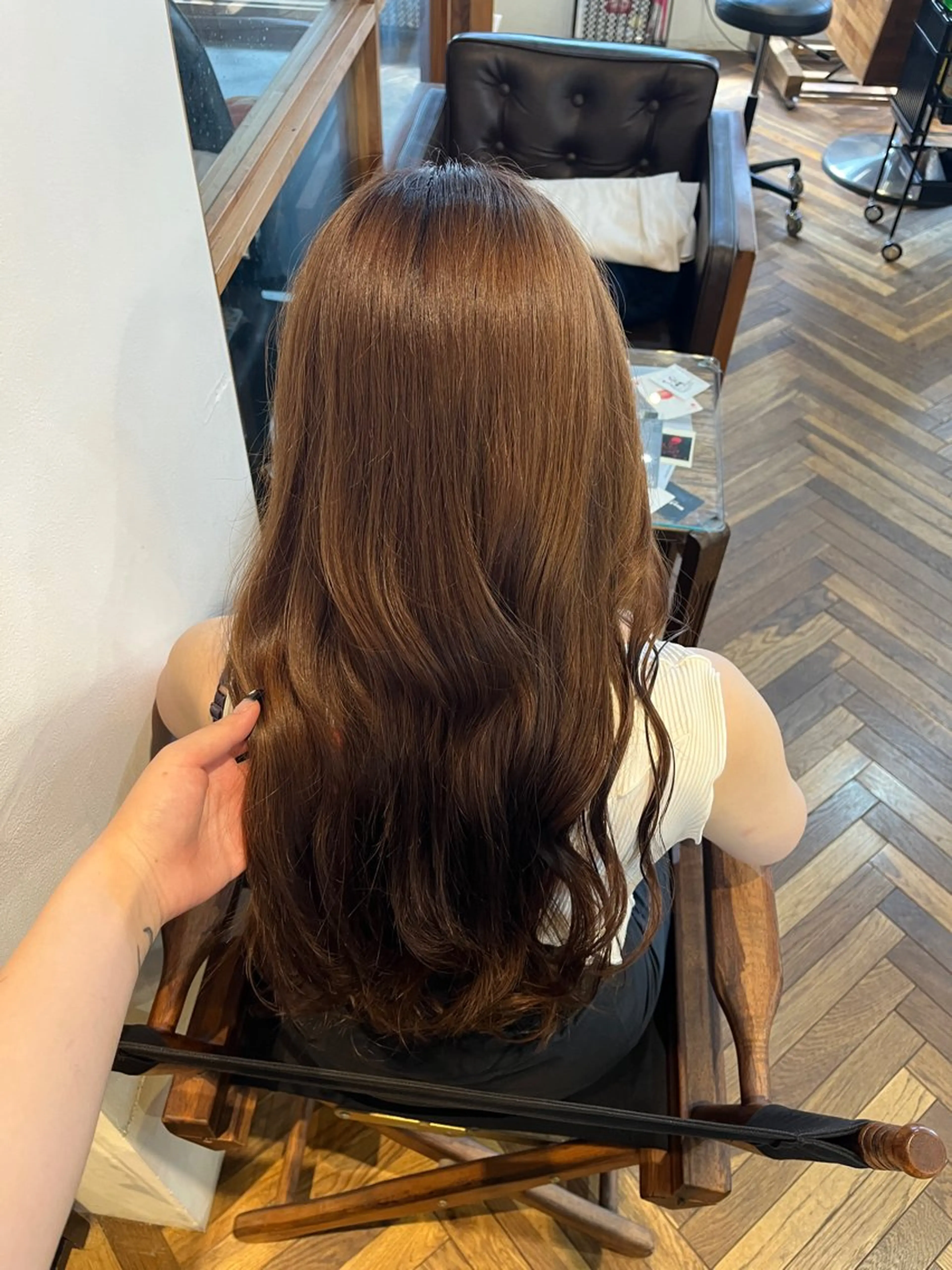 ロング カラー HOMIE TOKYO所属・sora / 渋谷 / ハイトーンのヘアスタイル