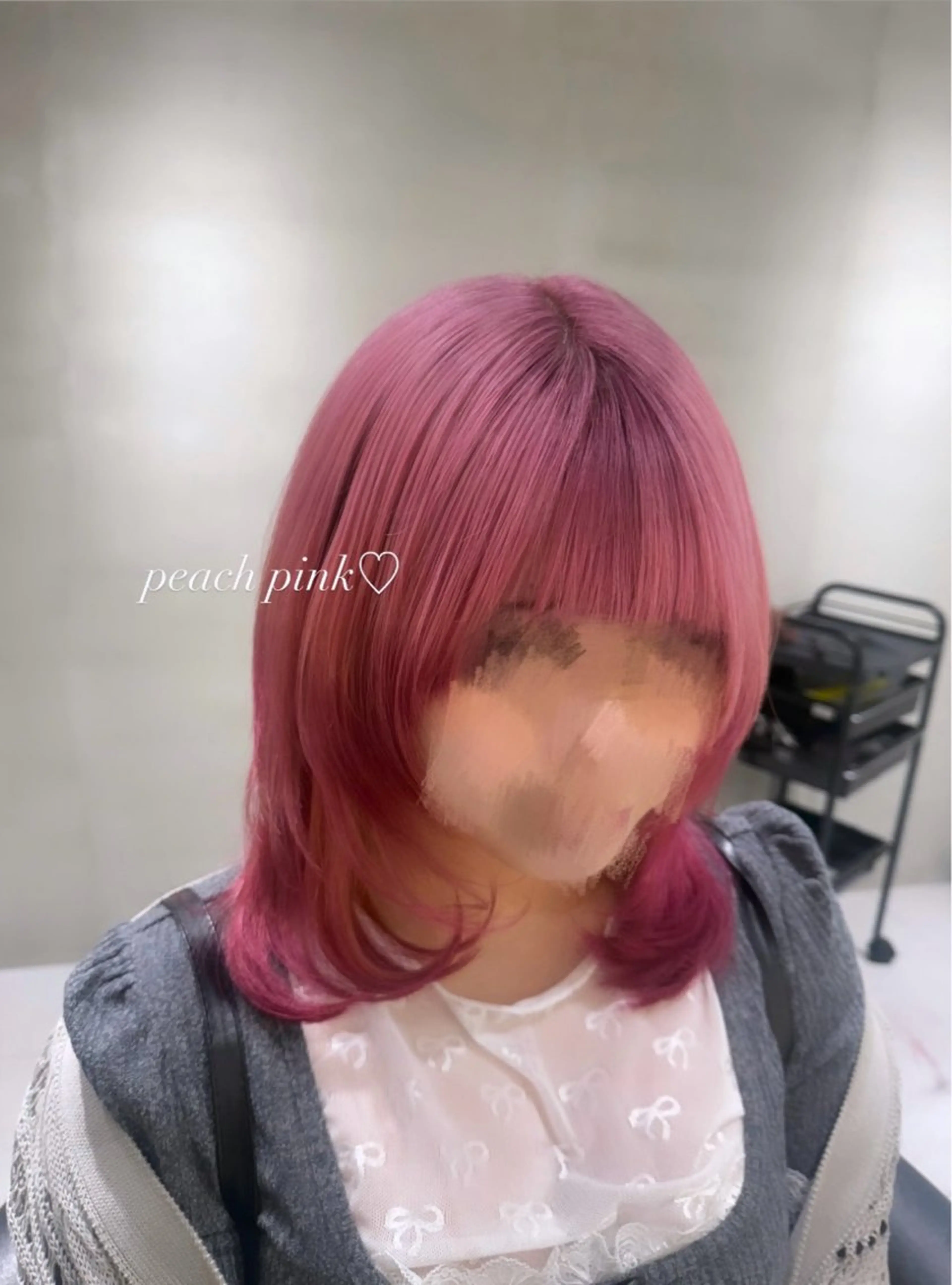 ブリーチありWカラーの写真