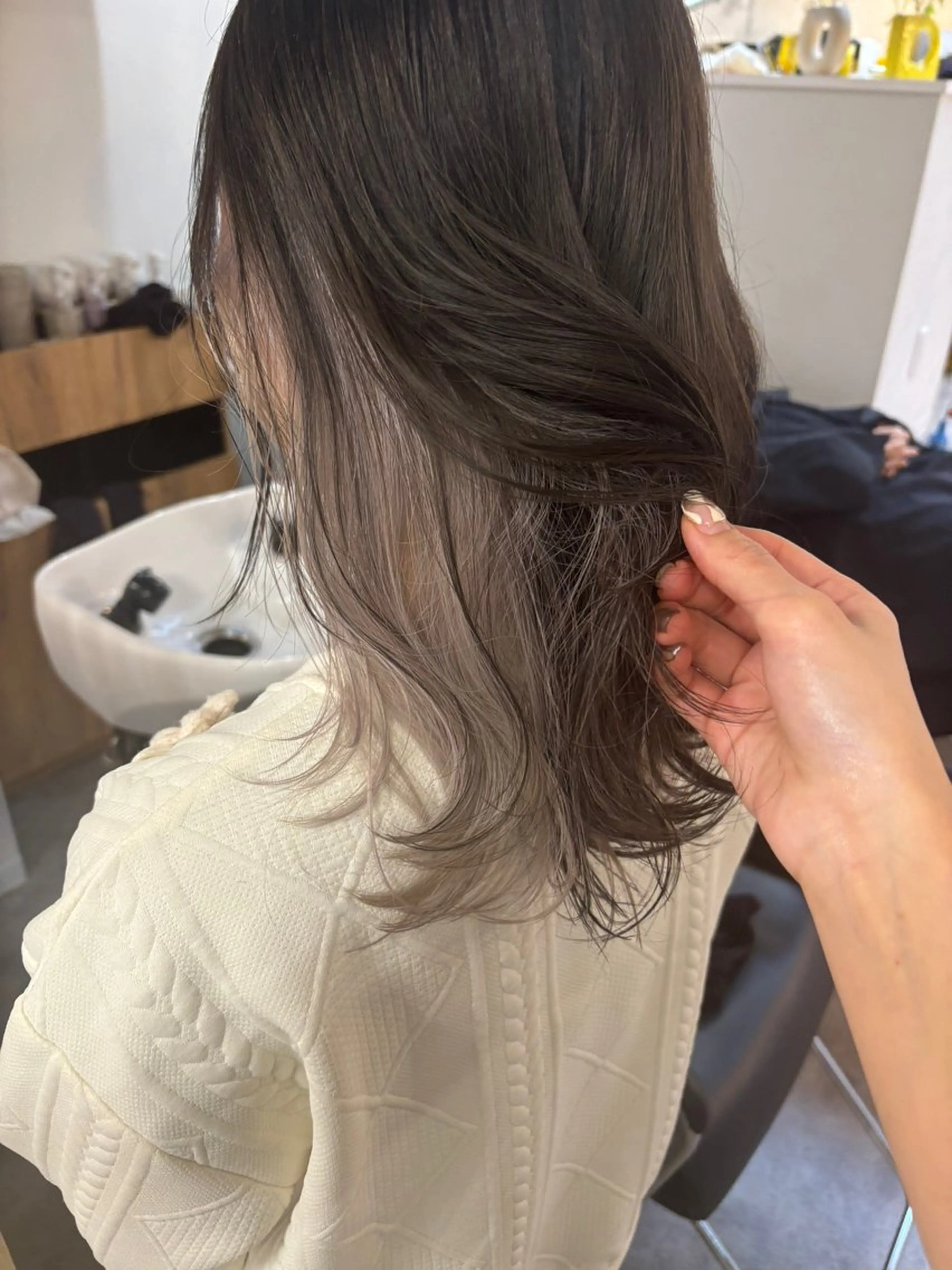 ミディアム 【抜け感ヘア🌿】 natuna.のヘアスタイル