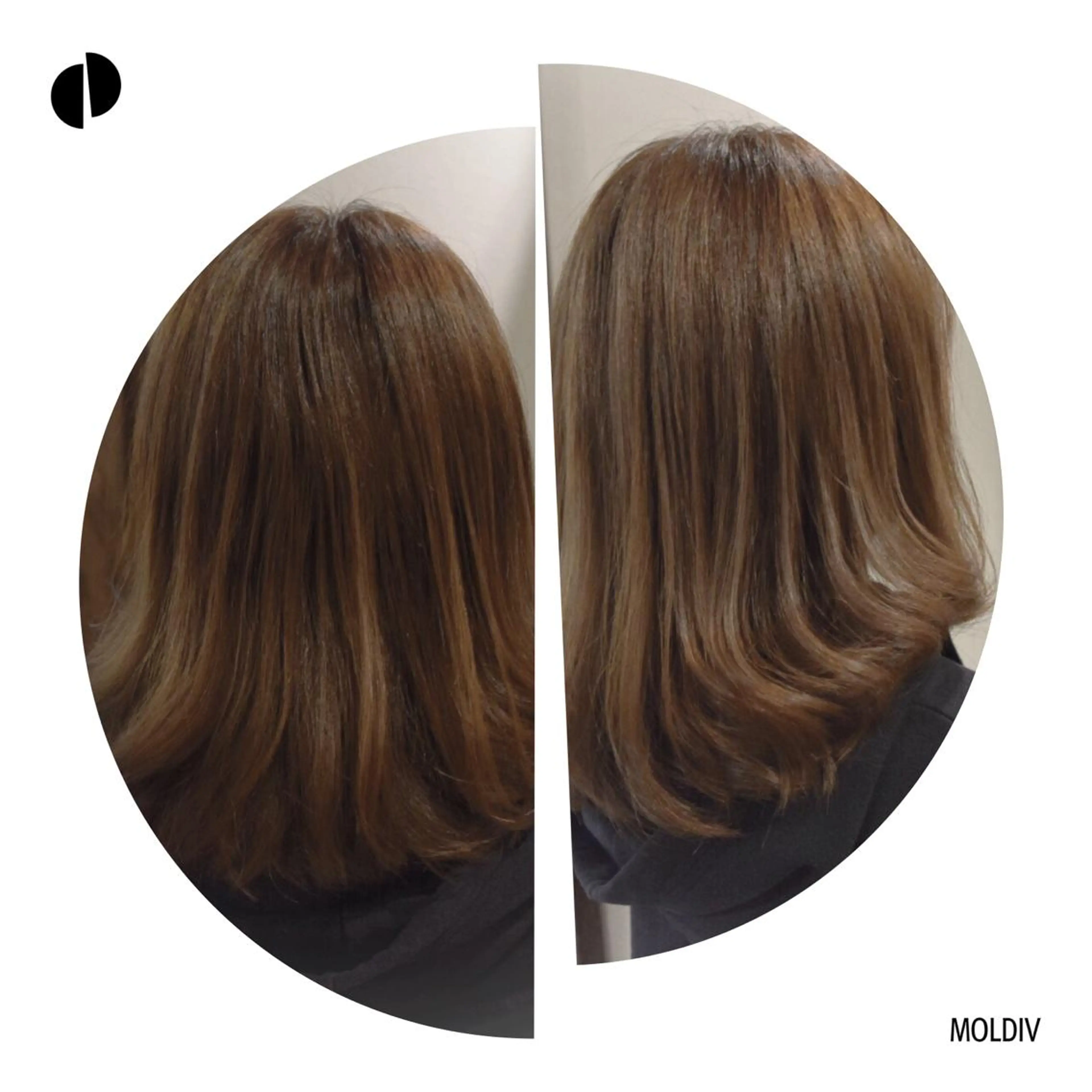 ミディアム セミロング カラー アッシュ ハイトーンカラー トリートメント ✨縮毛矯正✨髪質改善 ナカシマ ユミのヘアスタイル