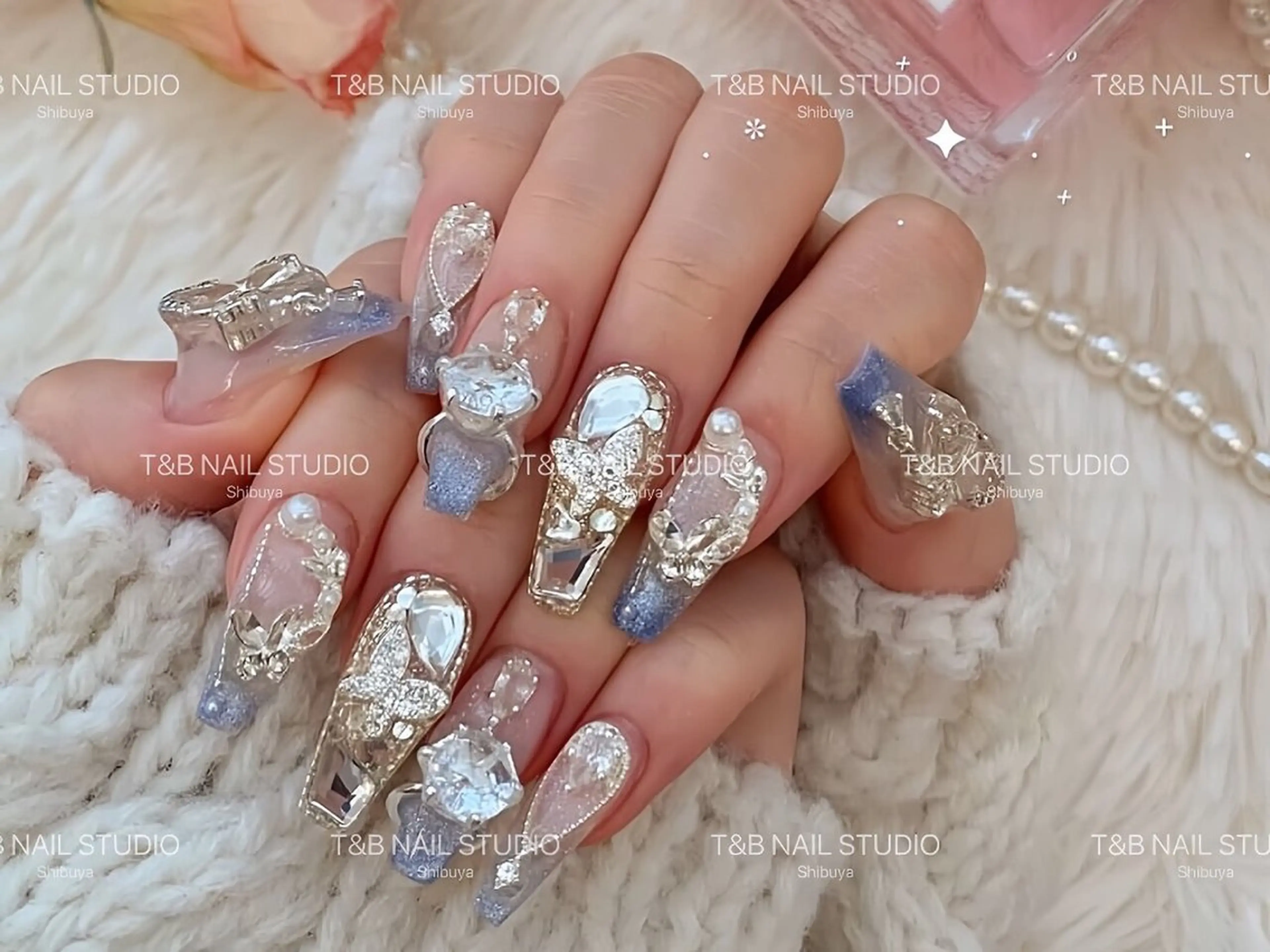 ネイル 【パラジェル・フィルイン】 T&BNAIL STUDIO所属・り オのネイルデザイン