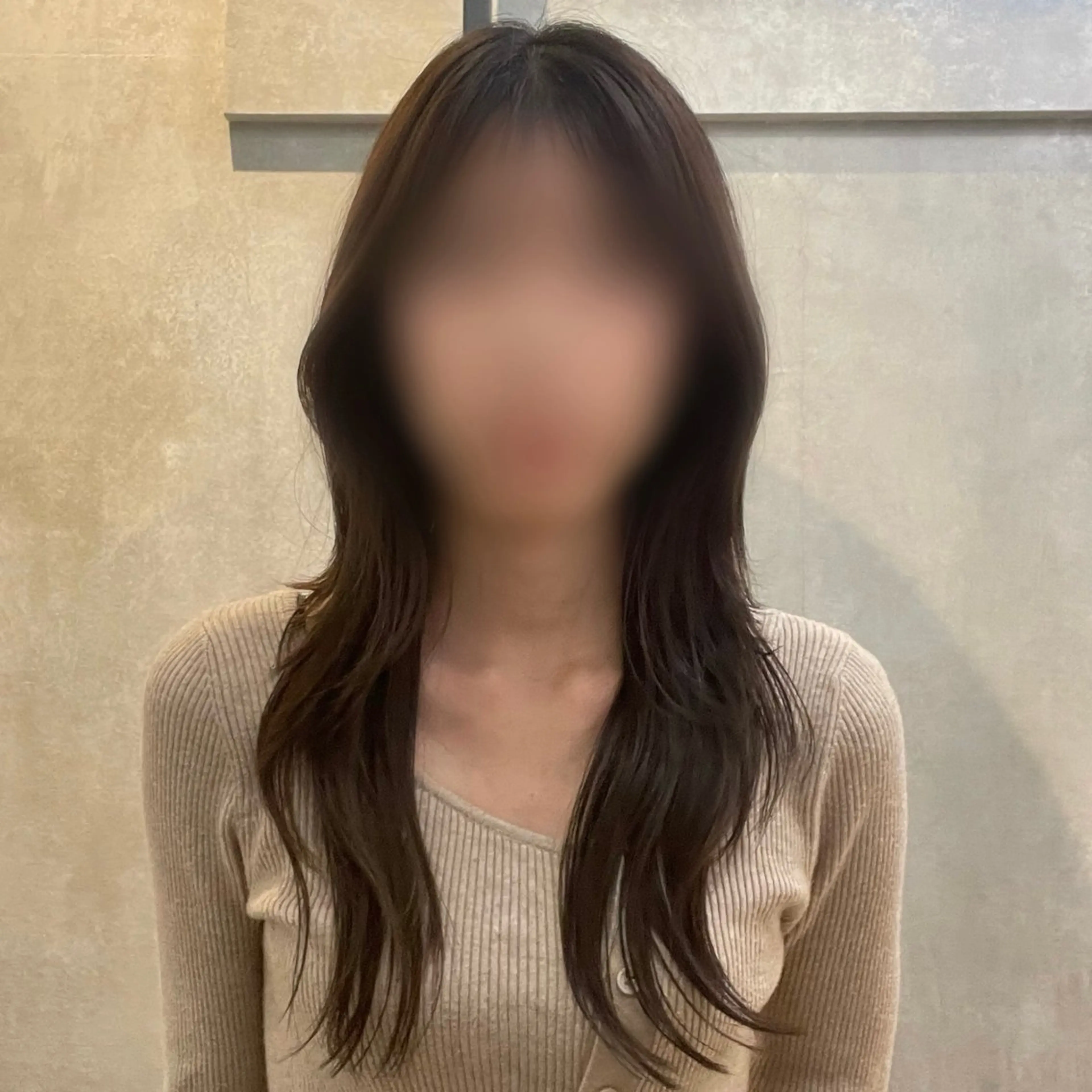 ロング Lico所属・レイヤーカット 🌿 濱野玲奈のヘアスタイル