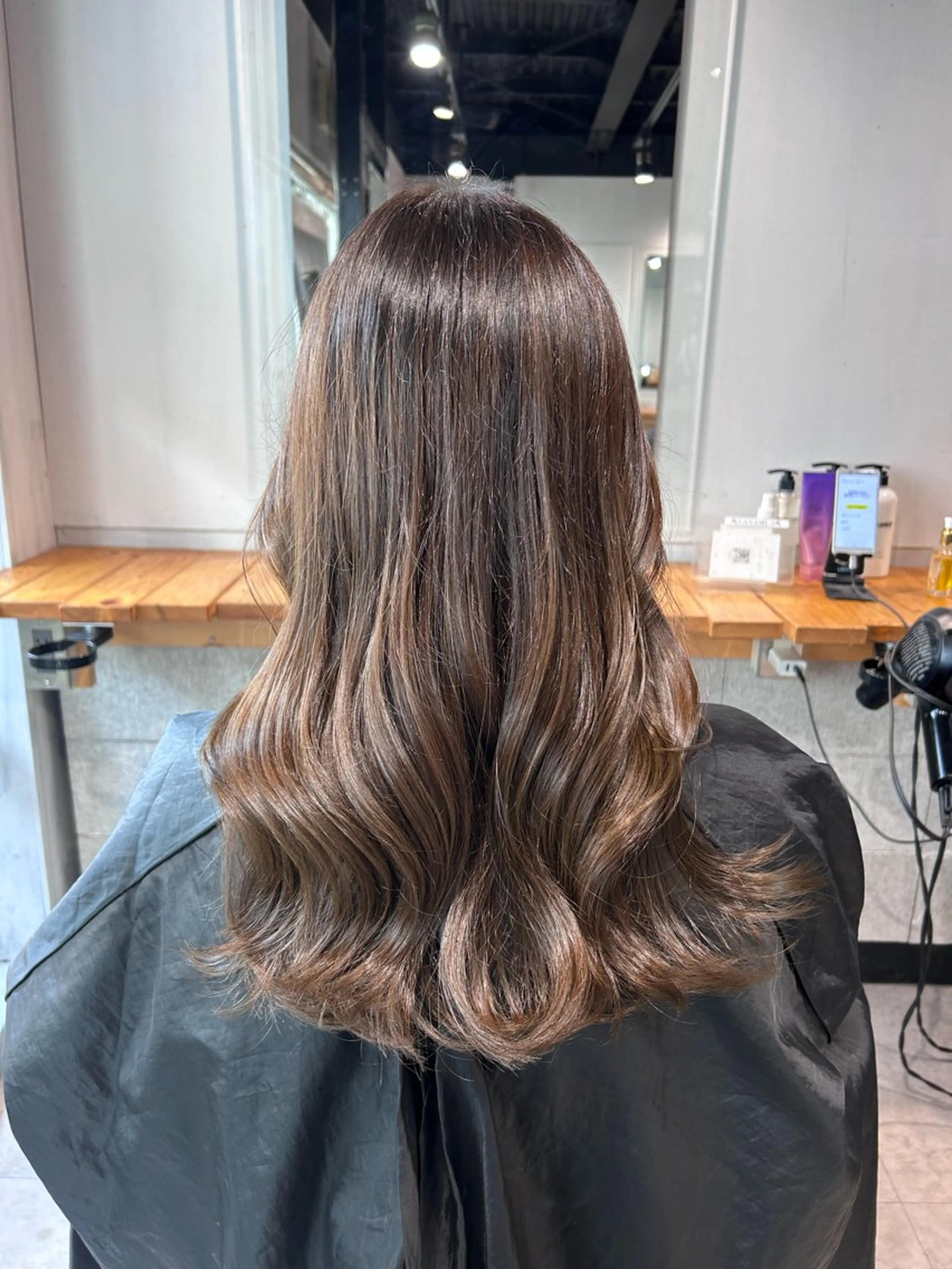 ロング カット ヘアカラー ヘッドスパ 韓国Style♡ Nanami🇰🇷のヘアスタイル