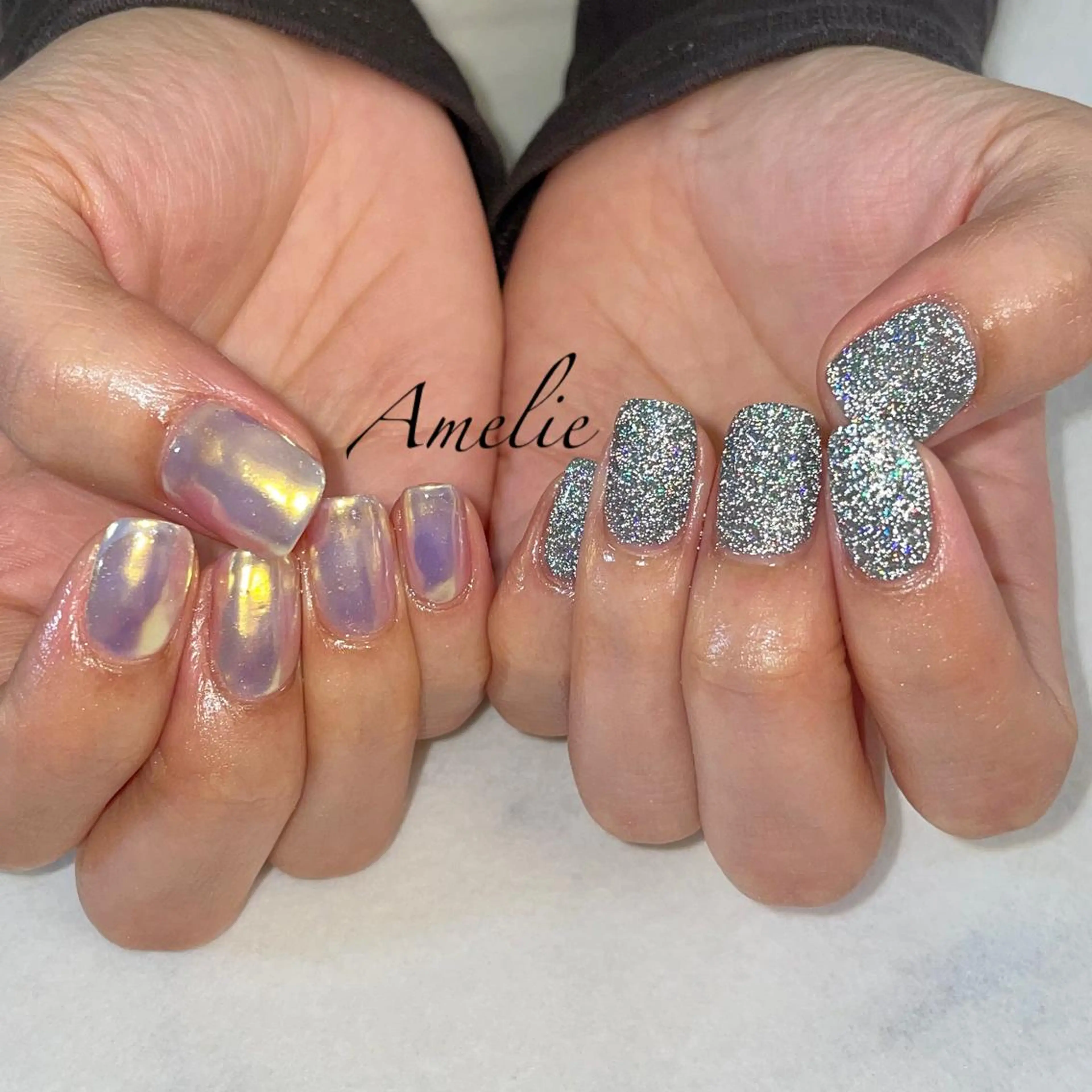 ネイル フラッシュネイル マットネイル ミラーネイル ワンカラーネイル ホワイト yo koのネイルデザイン