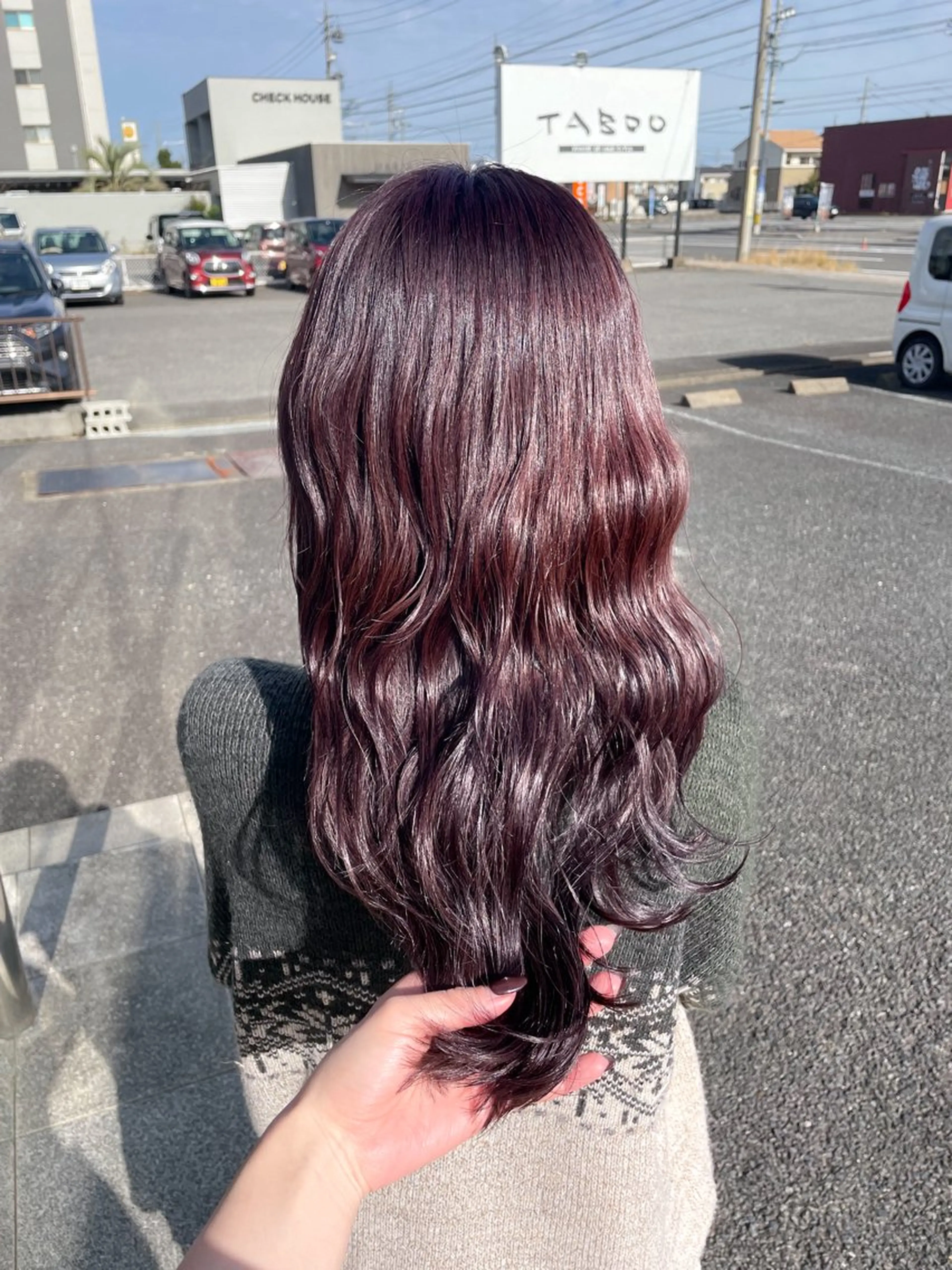 セミロング ハイトーン/ブリーチ 🤍足立里湖のヘアスタイル