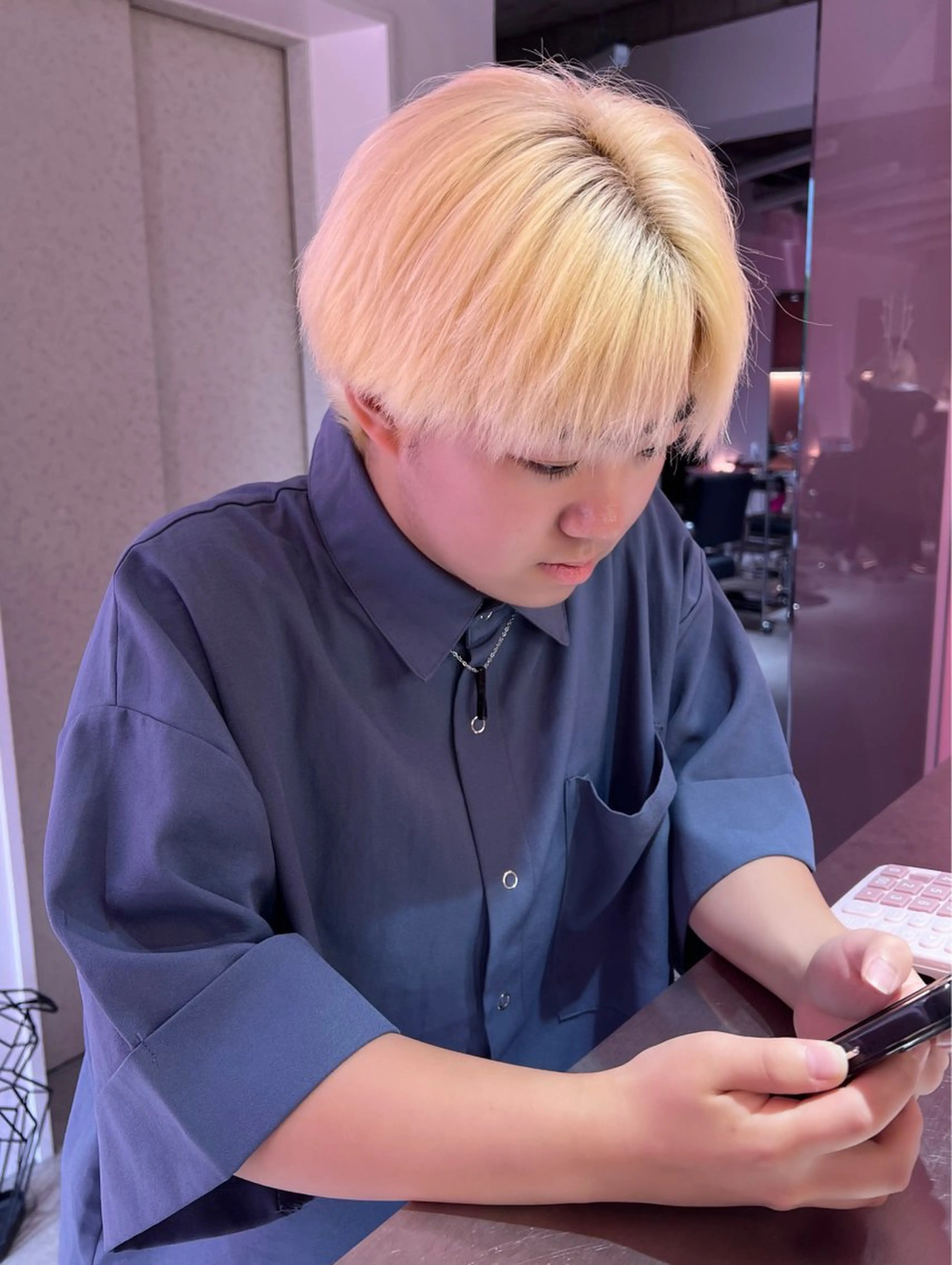 ショート ヘアカラー トリートメント sara/名古屋 ／ハイトーンのヘアスタイル