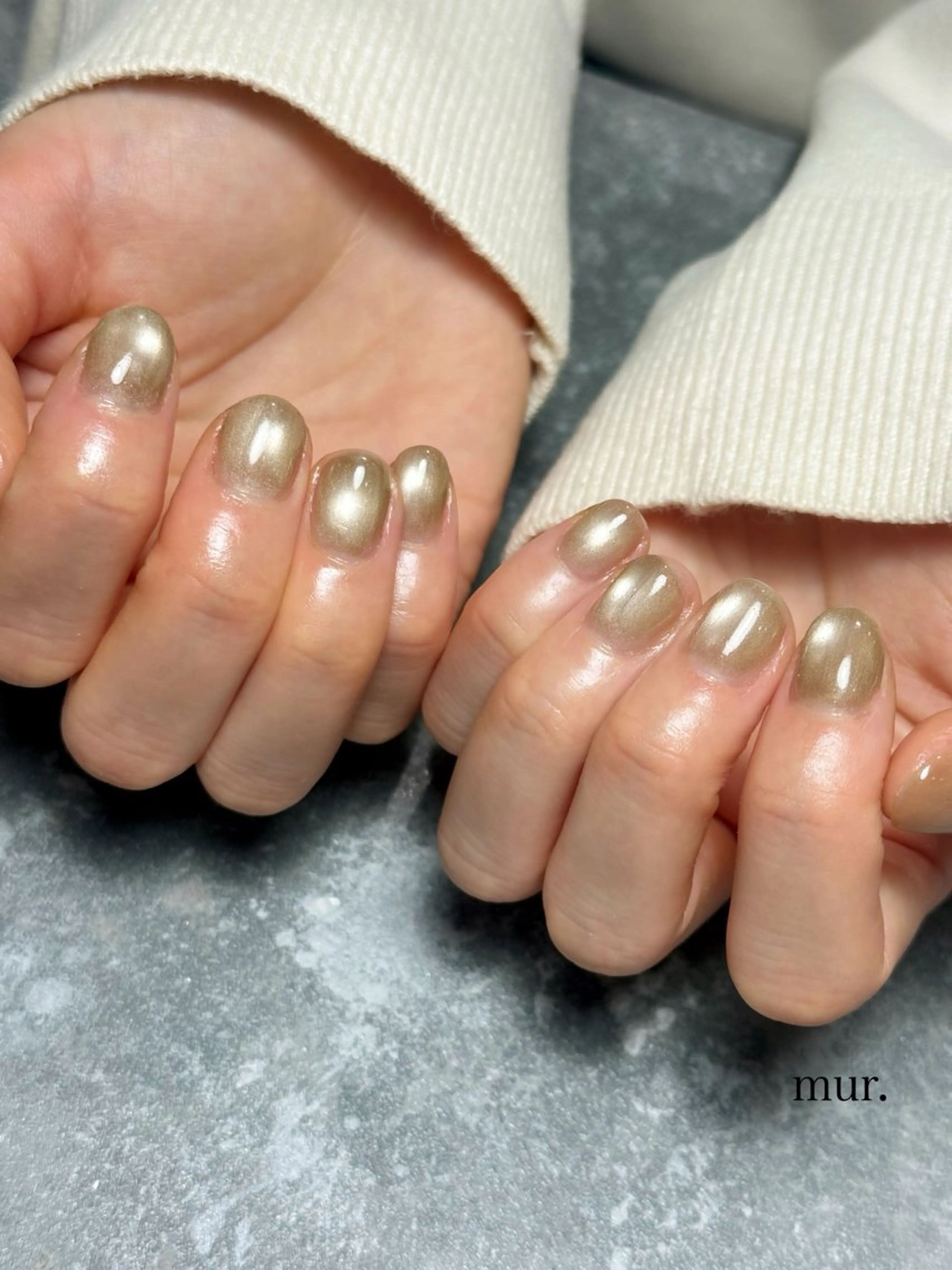 ネイル マグネットネイル ハンドネイル nail salon　mur.所属・mur. harukaのネイルデザイン