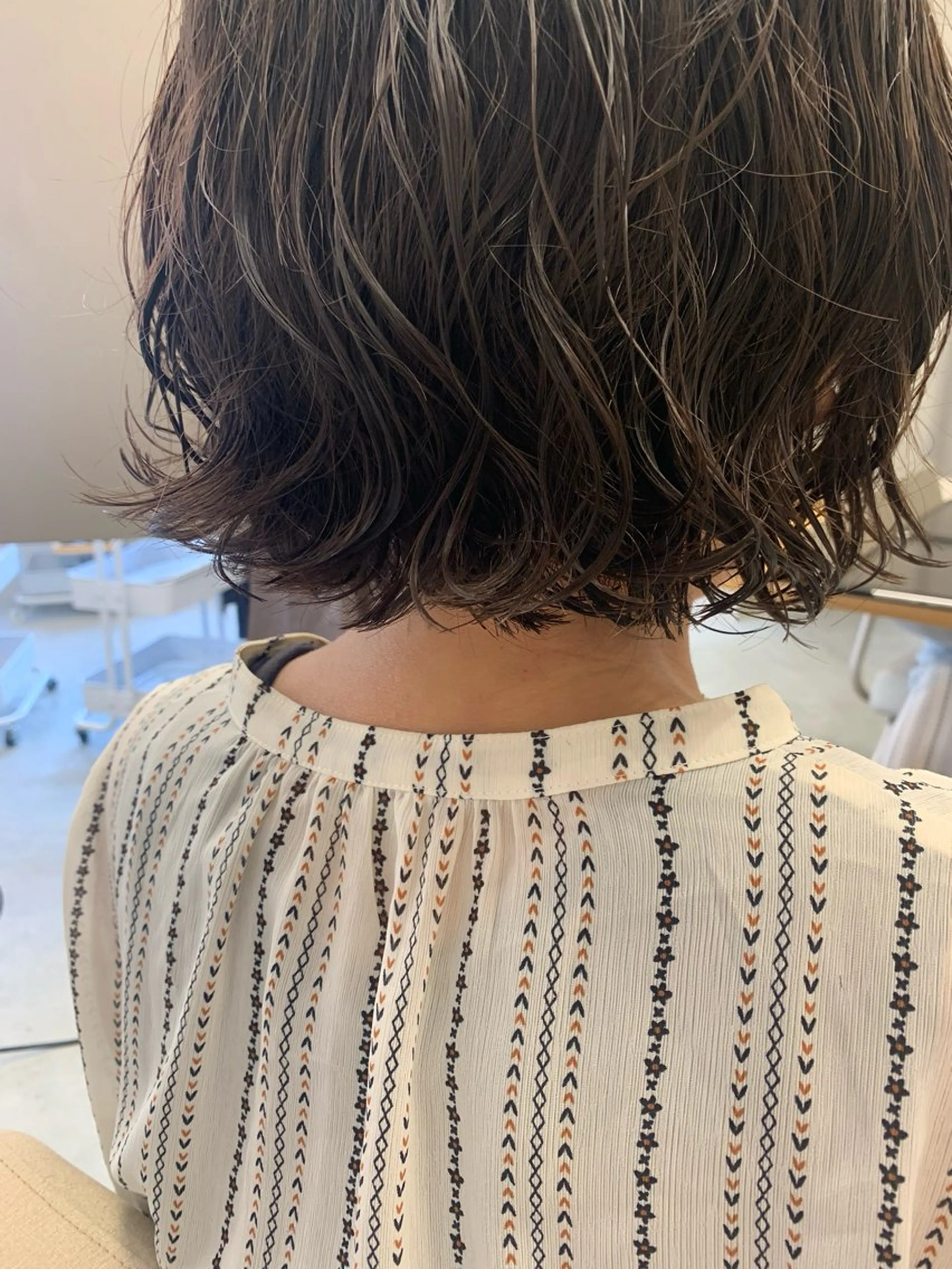 ショート パーマ chihale 富樫莉香のヘアスタイル