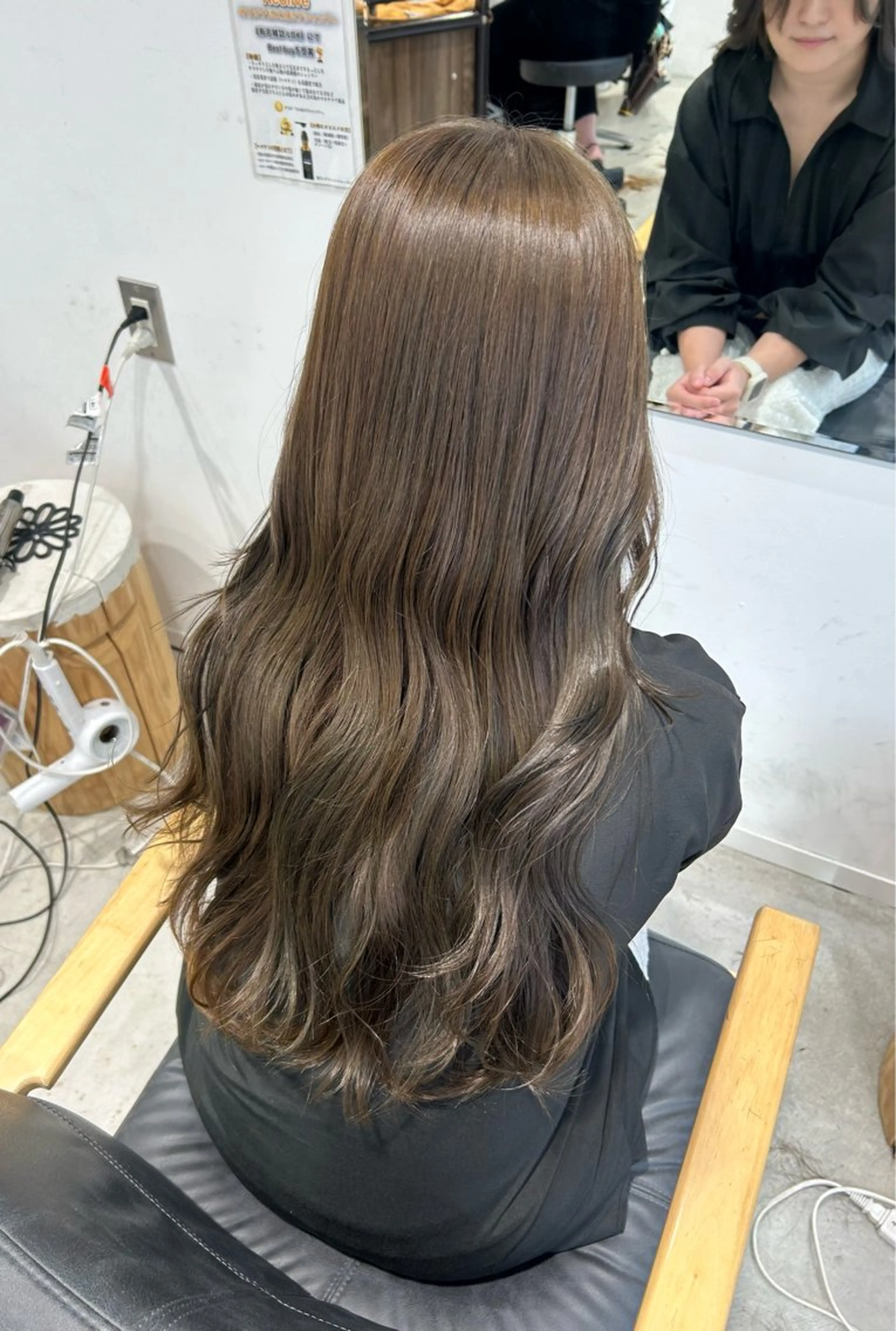 ロング ながい りなのヘアスタイル
