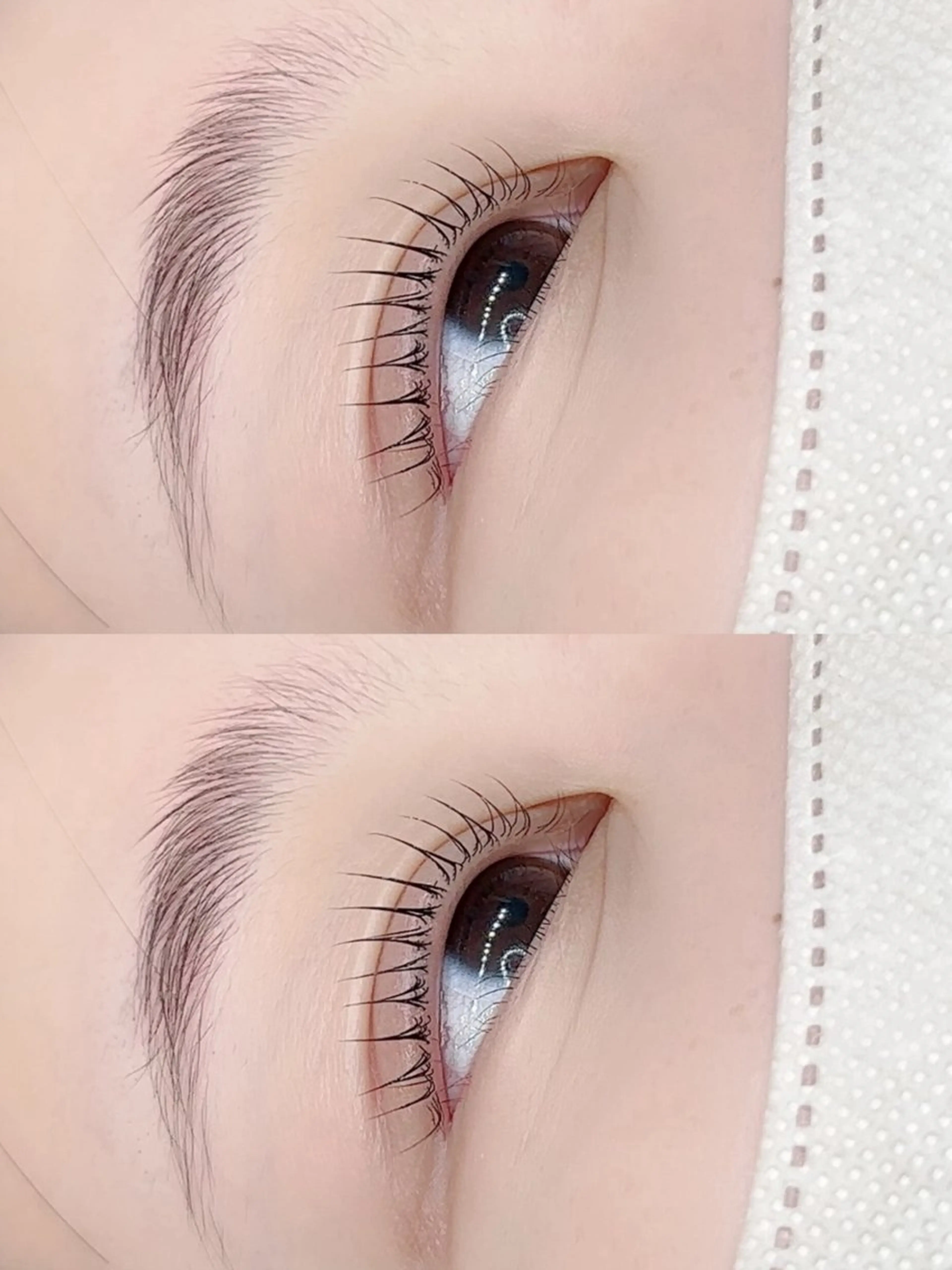 眉毛カラーの写真