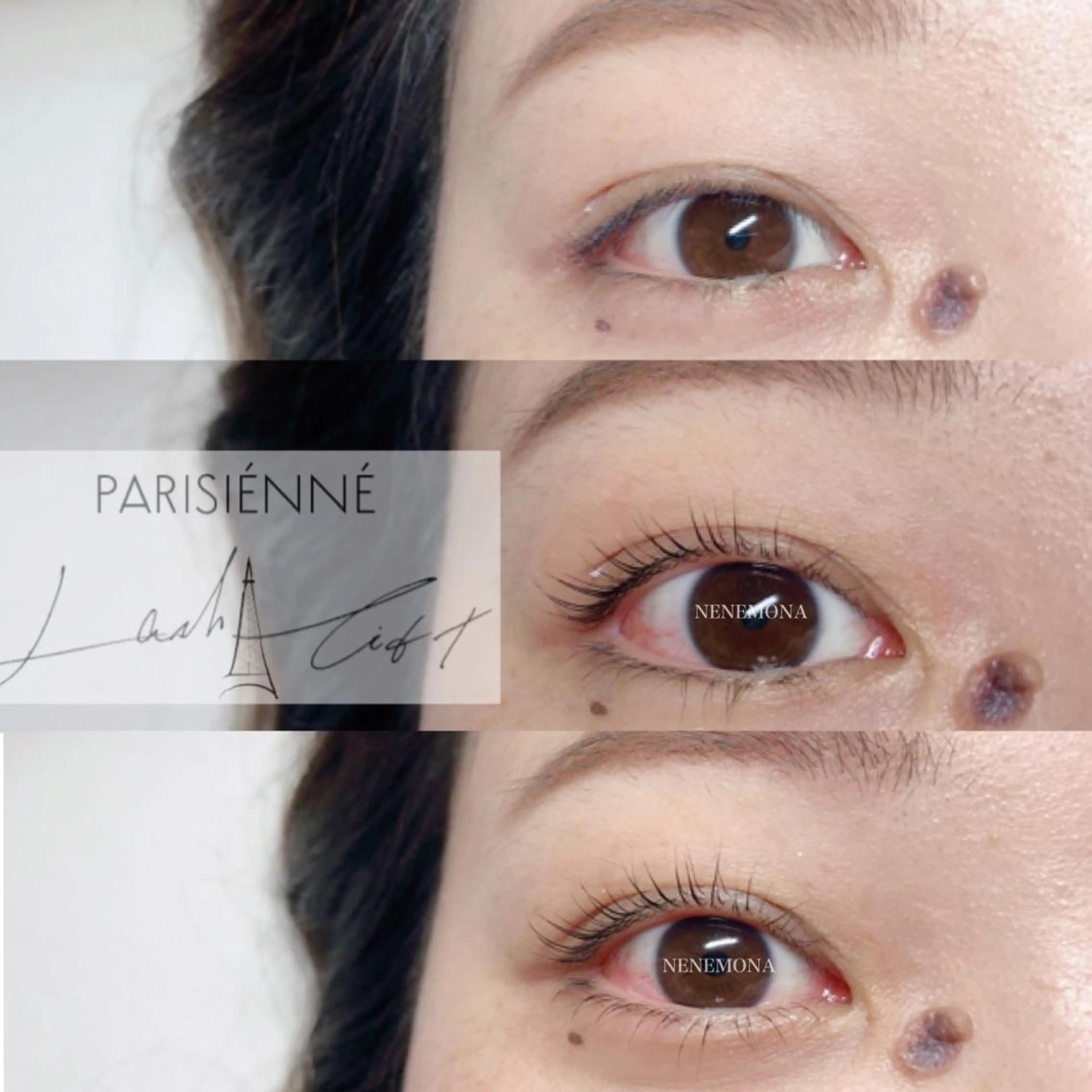 マツエク・マツパ パリジェンヌラッシュリフト 下まつげエクステ 一重×まつ毛パーマ emirai   eyelash&eyebrow所属・emirai🌟 MOMOのマツエク・マツパデザイン