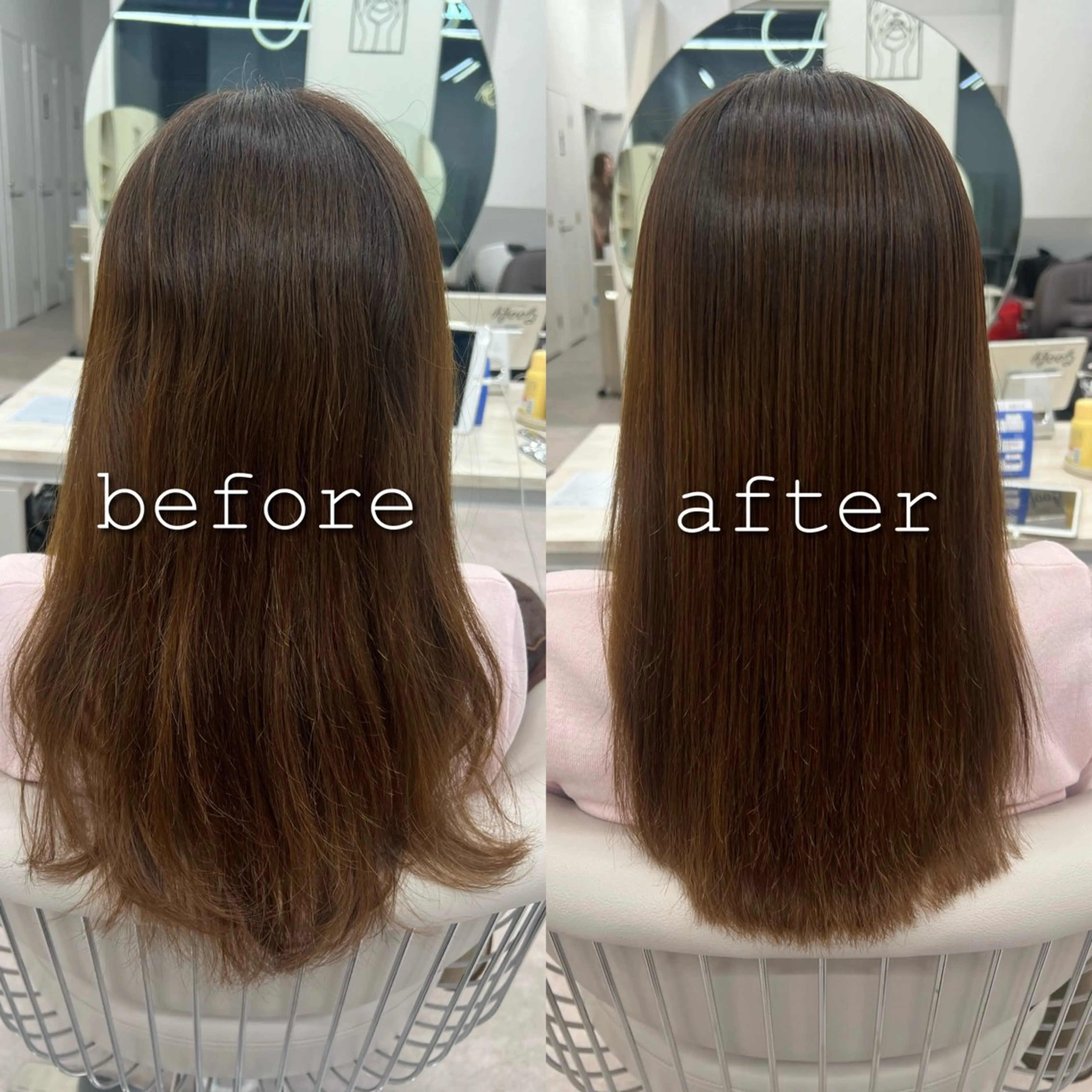 ロング 縮毛矯正 カット 縮毛矯正 トリートメント 美髪矯正/髪質改善/ 艶髪🤍伊藤梨紗のヘアスタイル