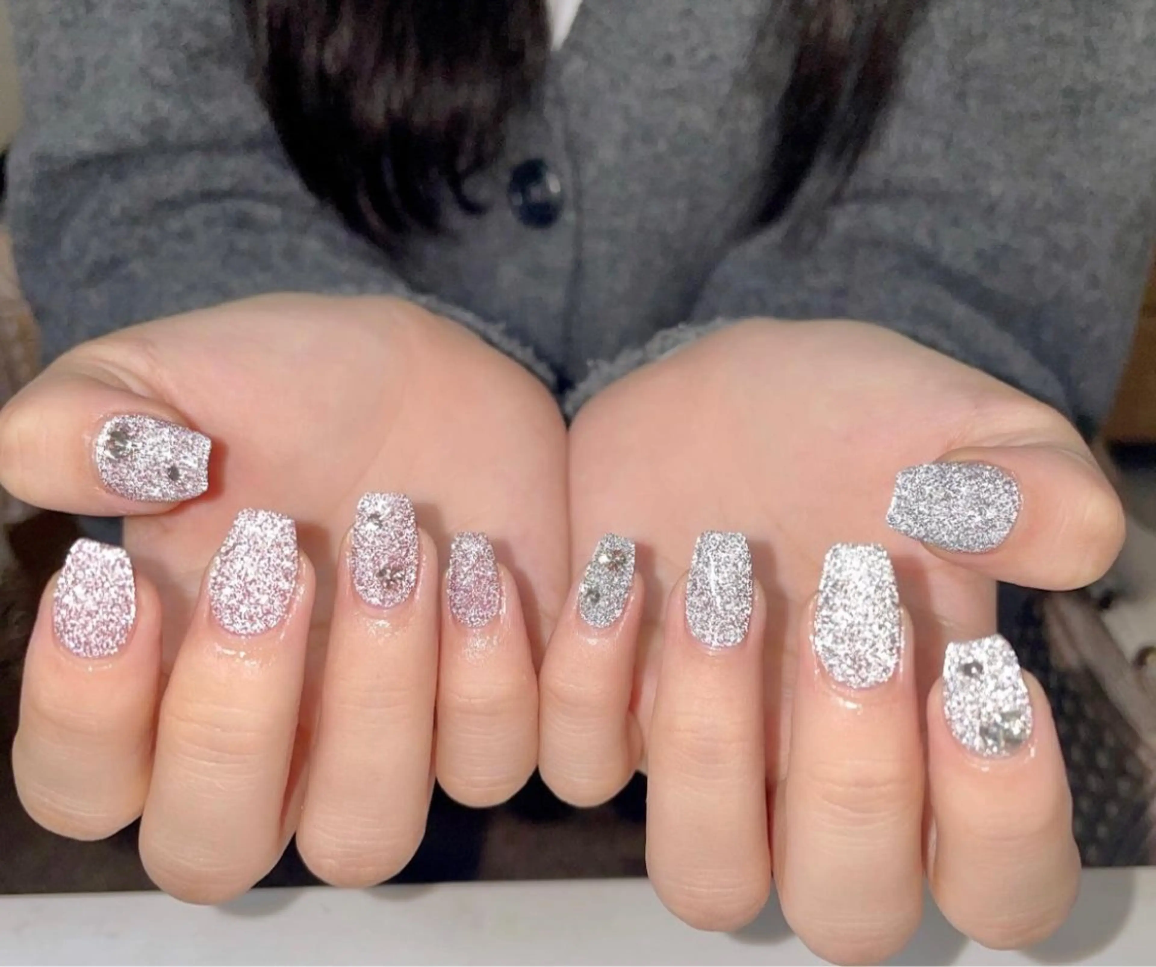 【Hand】フラッシュネイル（オフ別、ケア込み）の写真