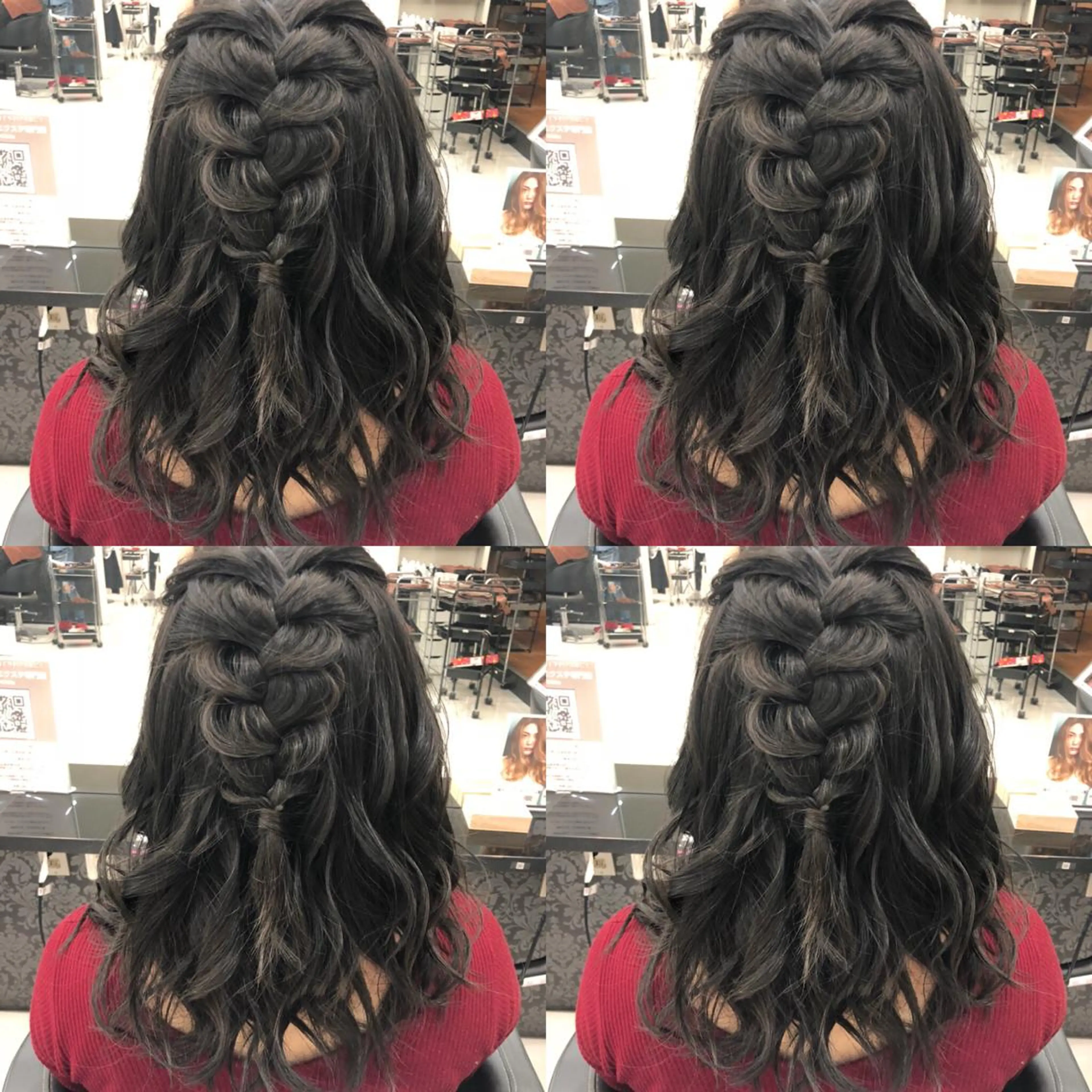 セミロング ヘアアレンジ ヘアセット 🌷MAYU 🌷のヘアスタイル