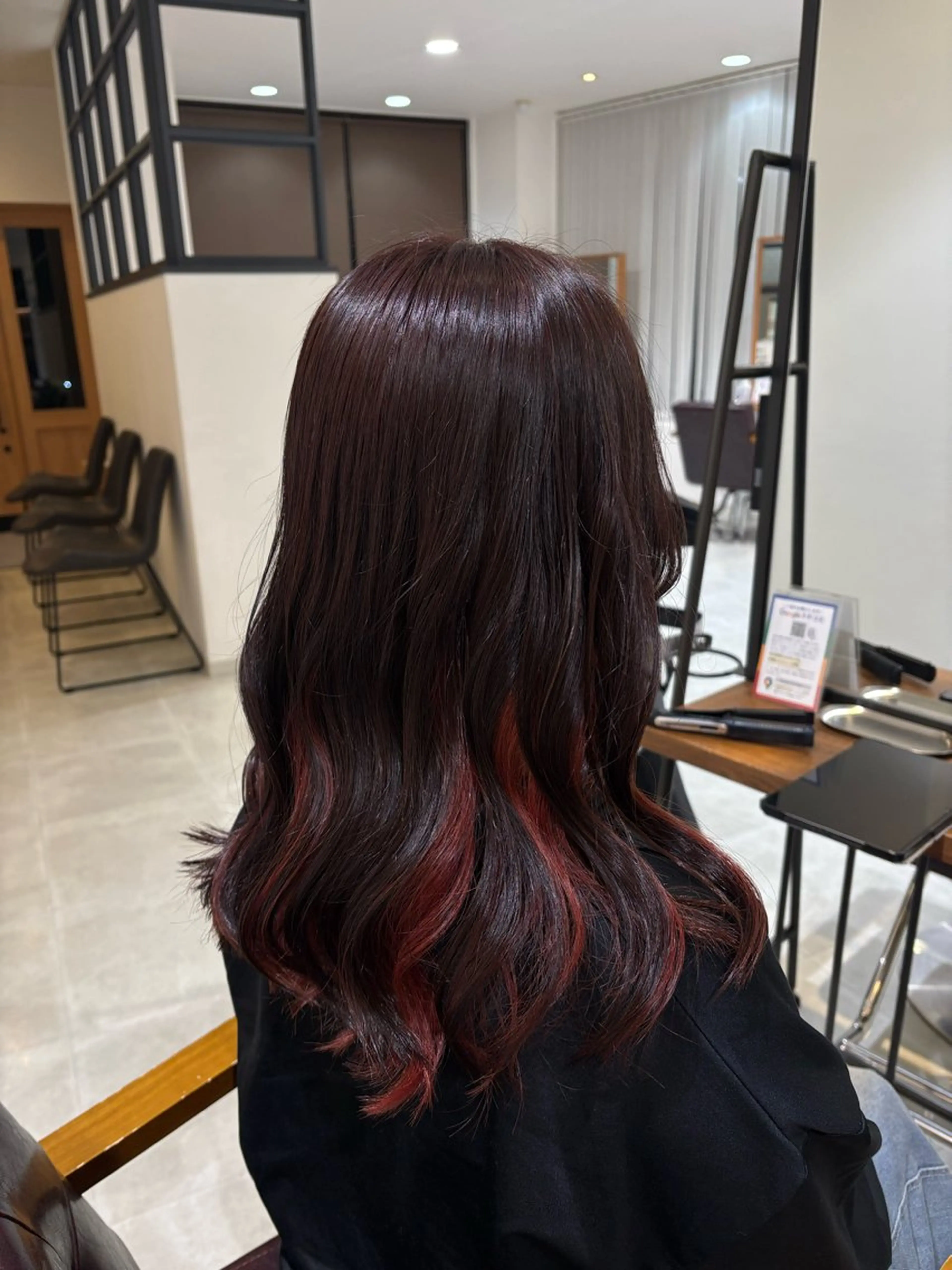 セミロング ヘアカラー 神田瑠衣 /名古屋/星ヶ丘のヘアスタイル