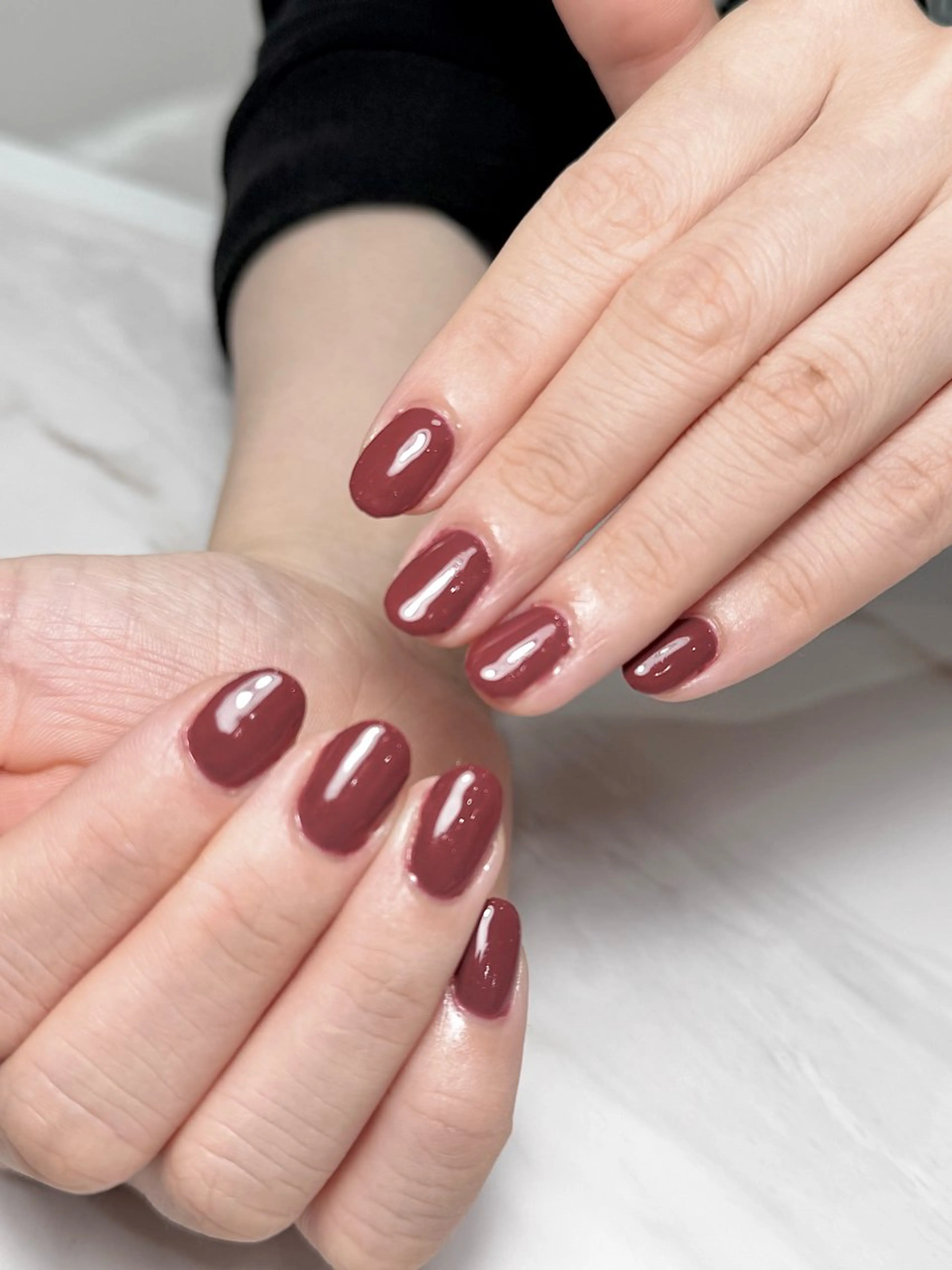 ジェルネイルワンカラーの写真