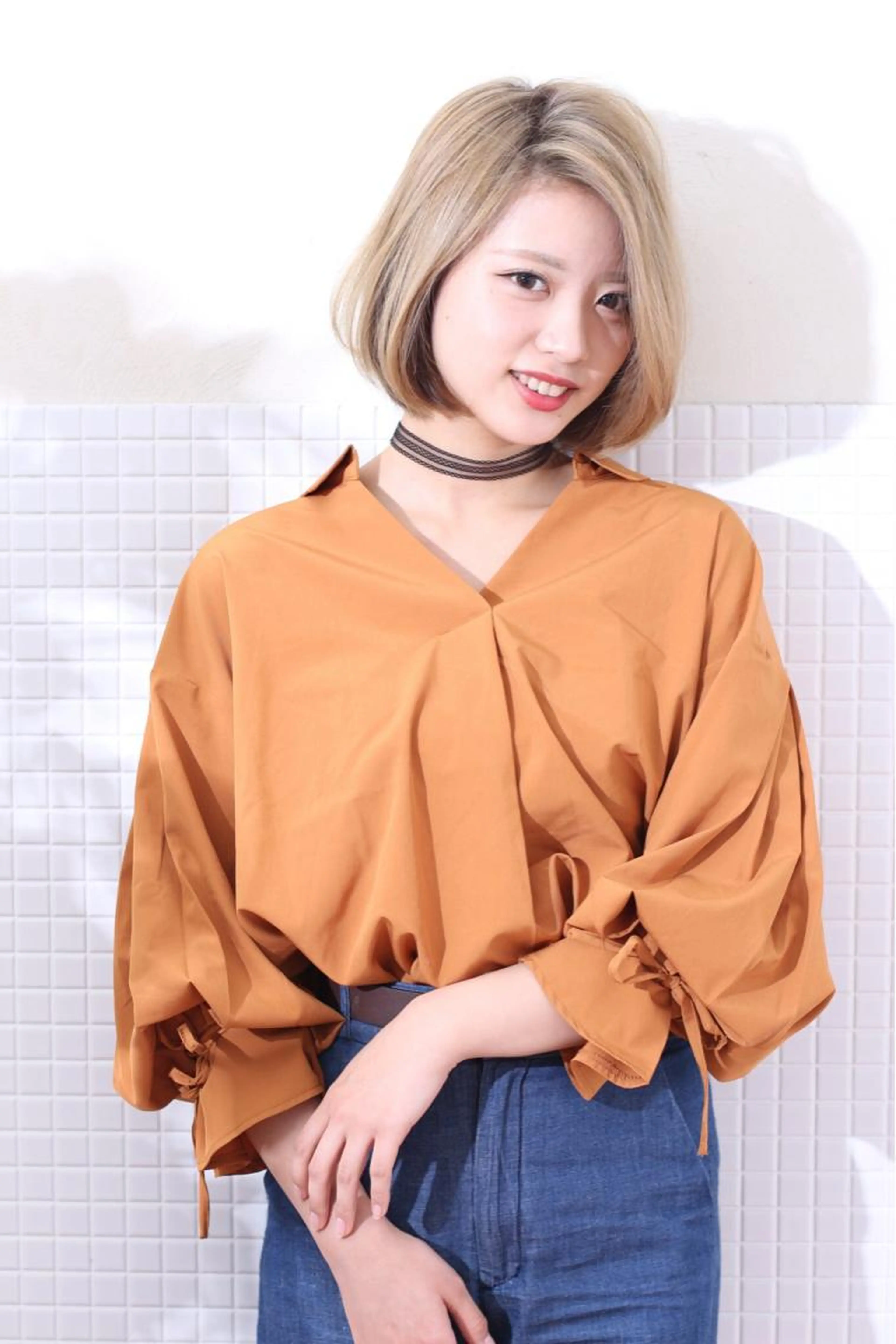 カット＋髪質改善カラー+1stepトリートメントの写真