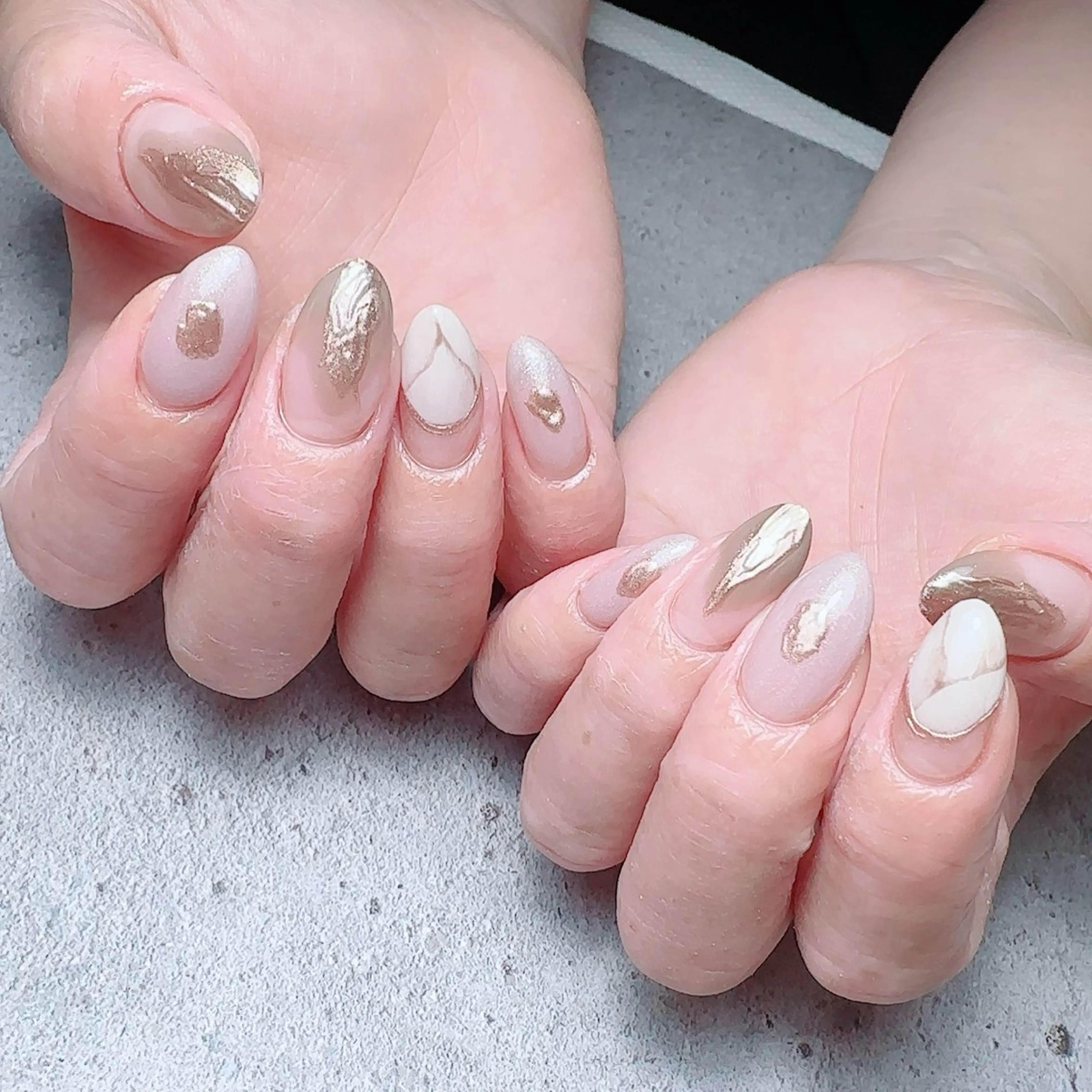 ネイル アートネイル ハート マグネットネイル 持ち込み ニュアンスネイル ハンドネイル nail salon    Mimiy..所属・Nailsalon Mimiy..♡のネイルデザイン