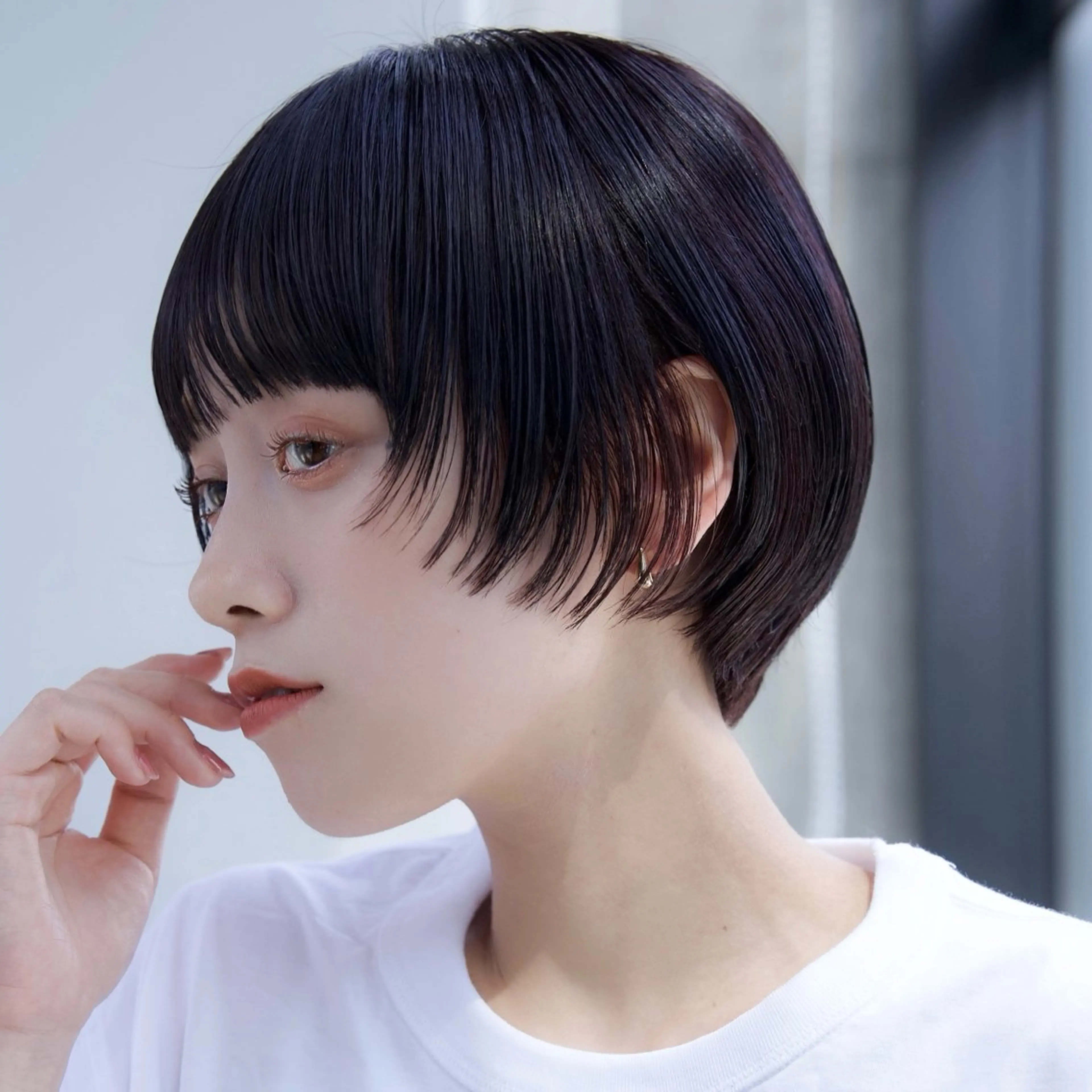 ショート 丸みショート ショートヘア AIN.ANLY.所属・顔まわりカット/レイ ヤーカット/小池 祐のヘアスタイル