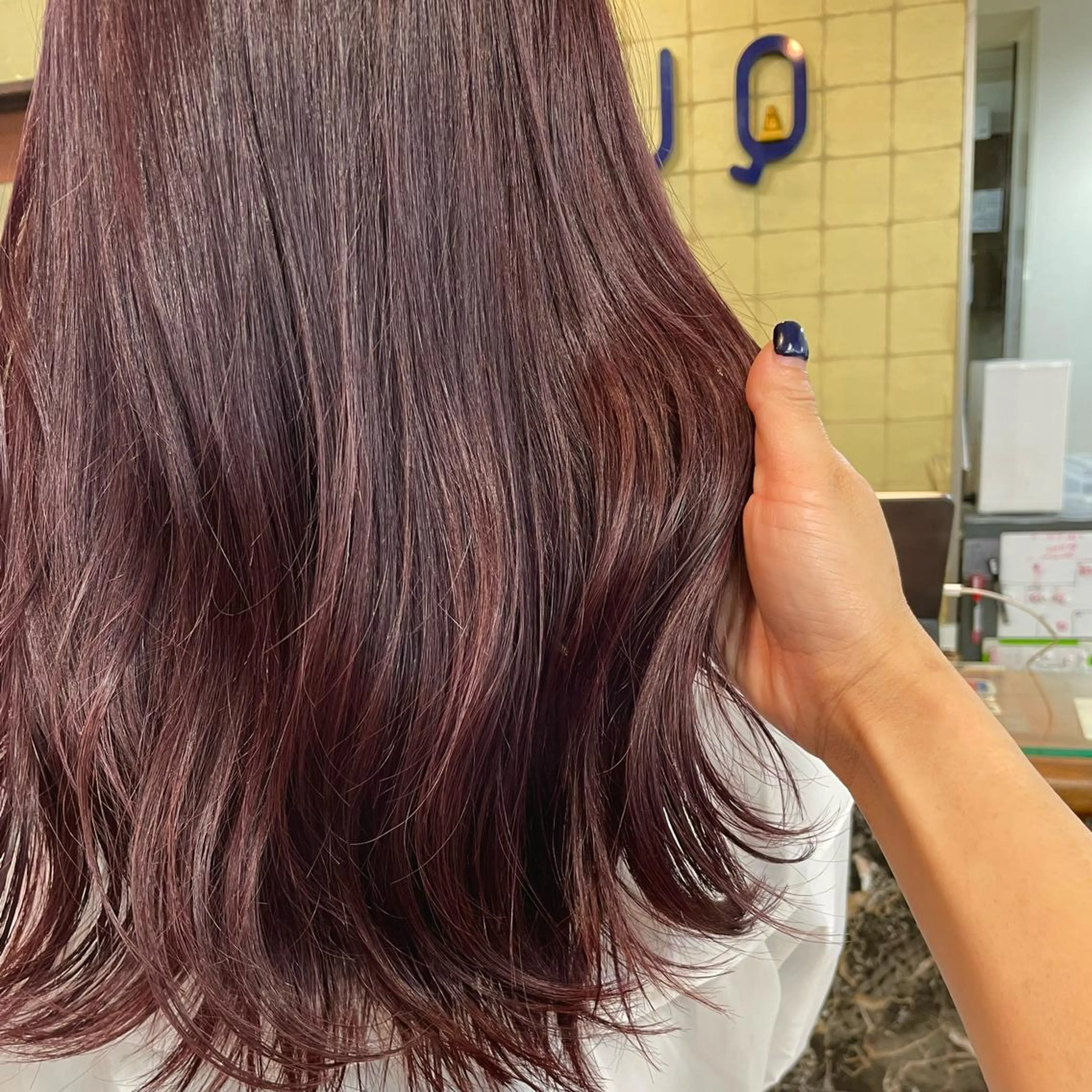 カラー 似合わせ/透明感カラ ー/QUATRO谷口のヘアスタイル