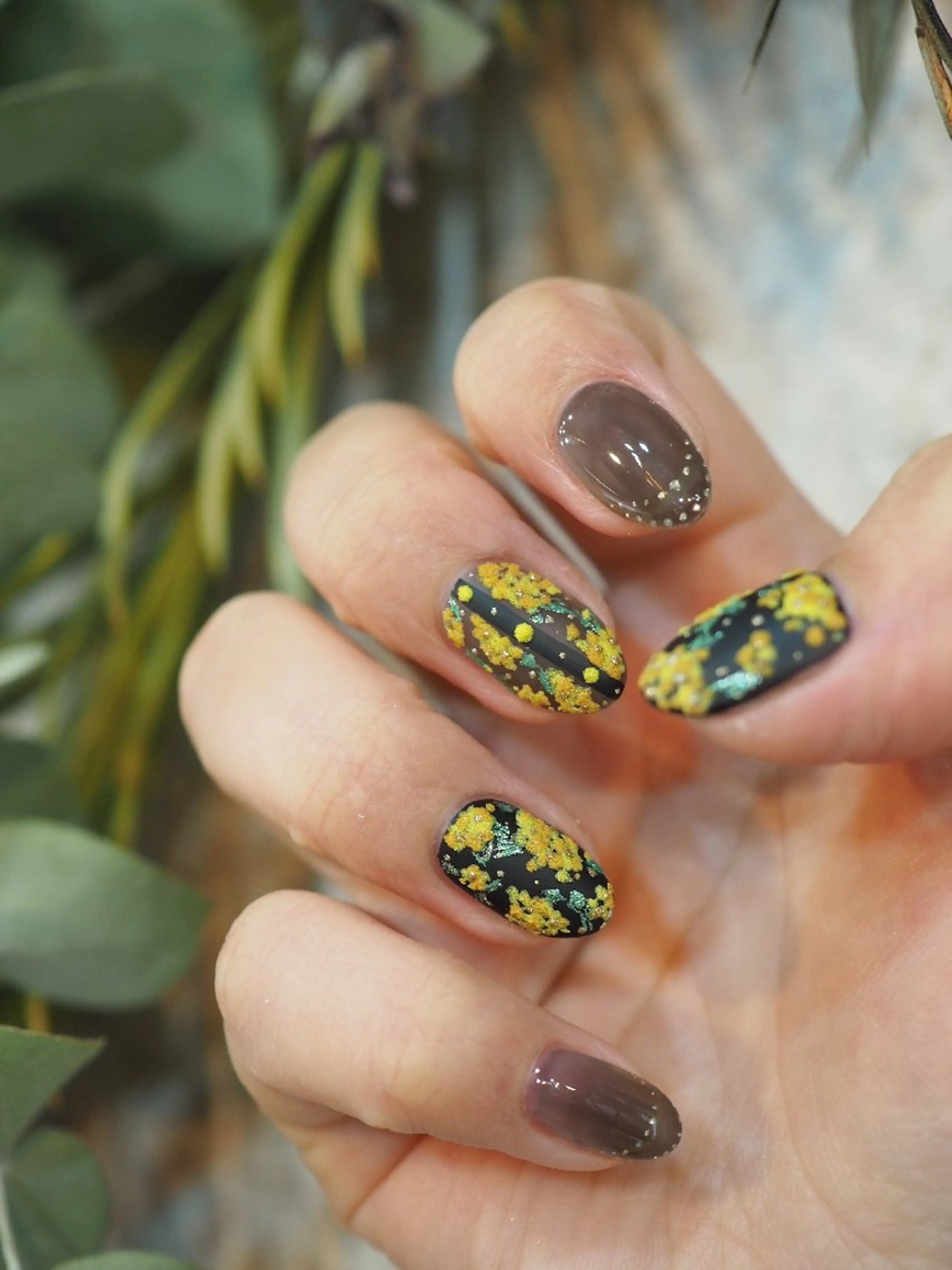 ネイル ハンドネイル glaNje 福光のネイルデザイン