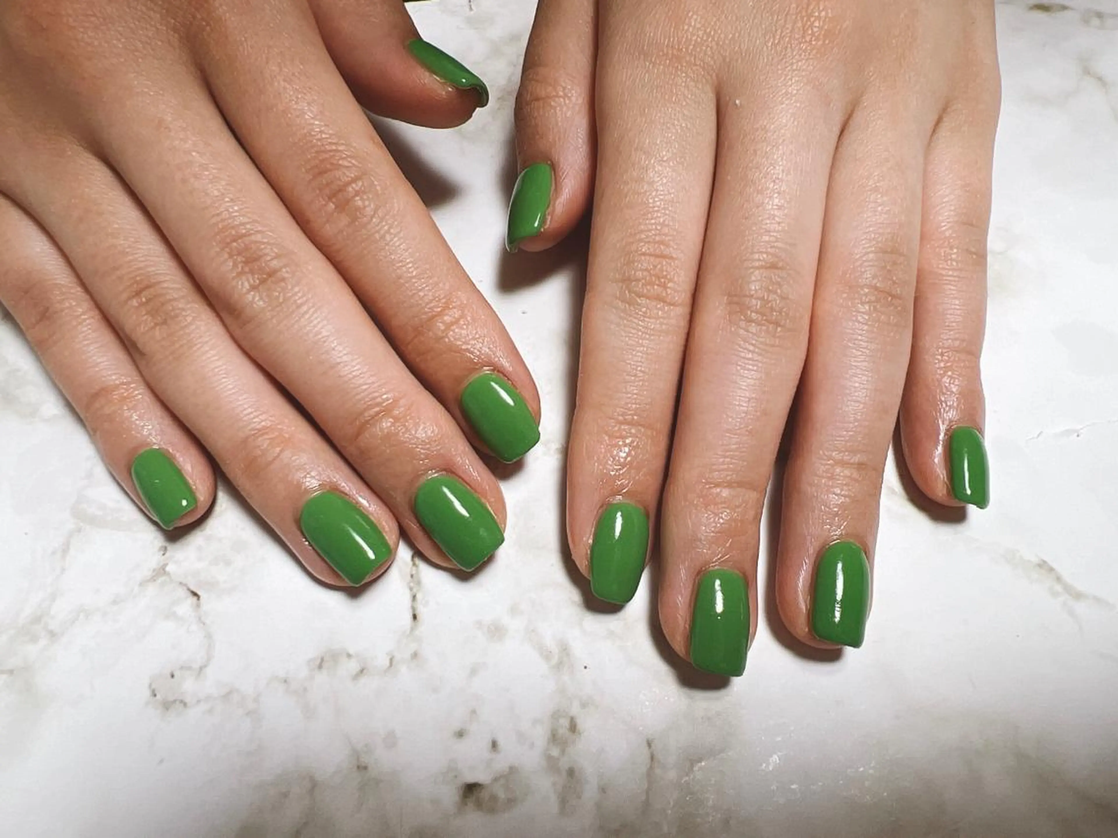 ネイル ワンカラーネイル スクエアネイル kikinail 溝の口のネイルデザイン