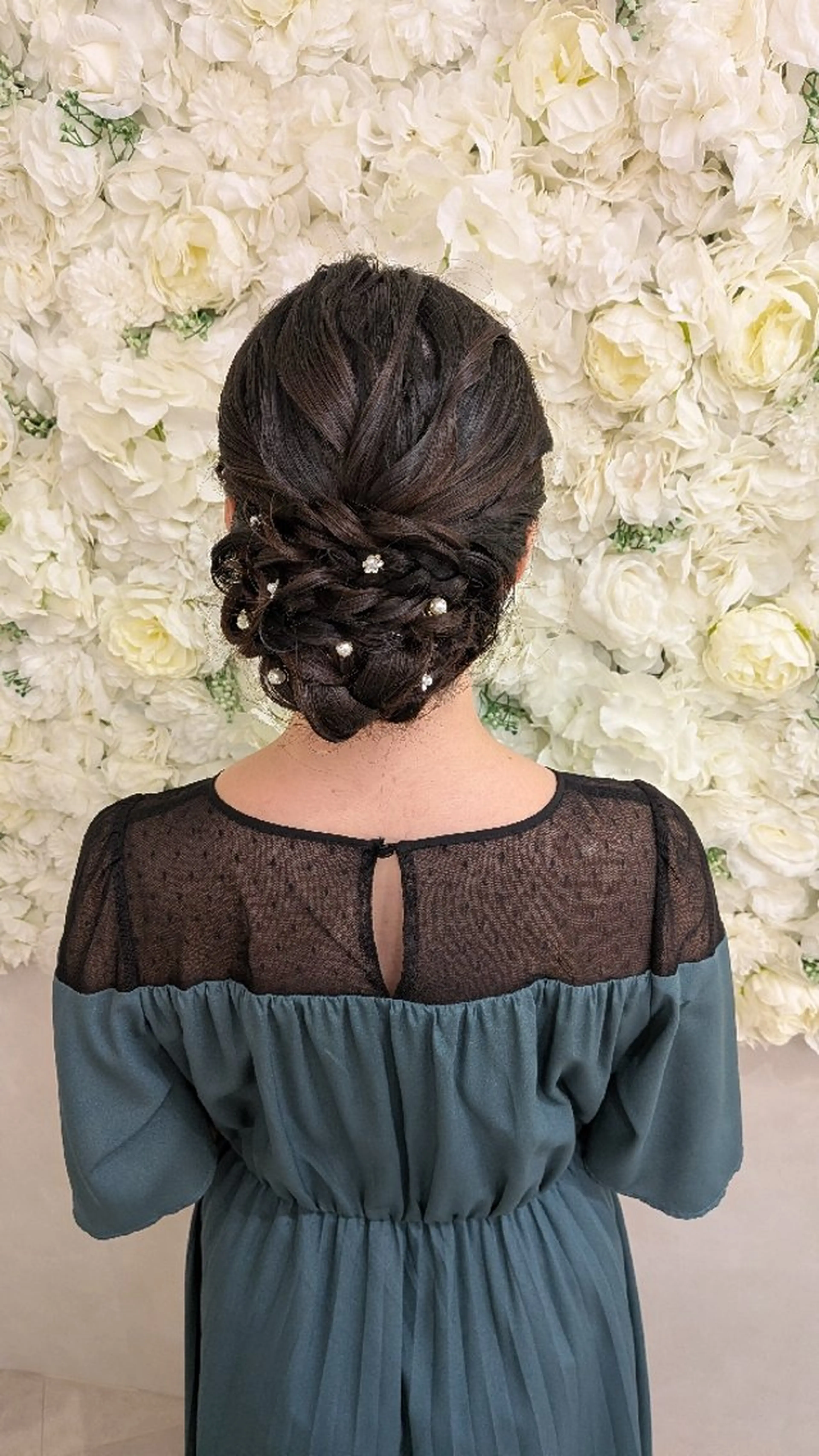 お呼ばれヘアの写真