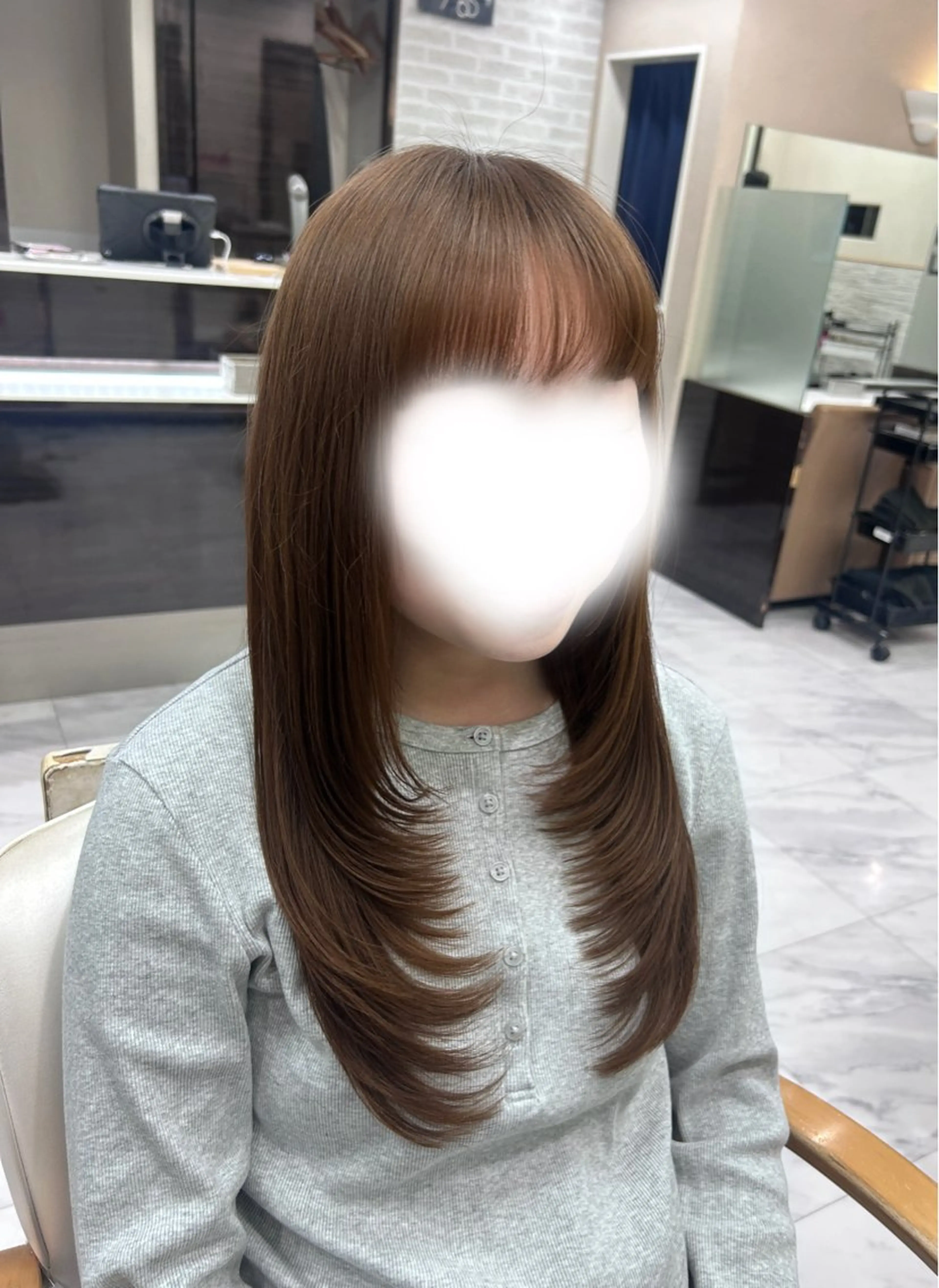 ロング レイヤーカット カット 🍊小川実里🍊 /カラーレイヤーのヘアスタイル