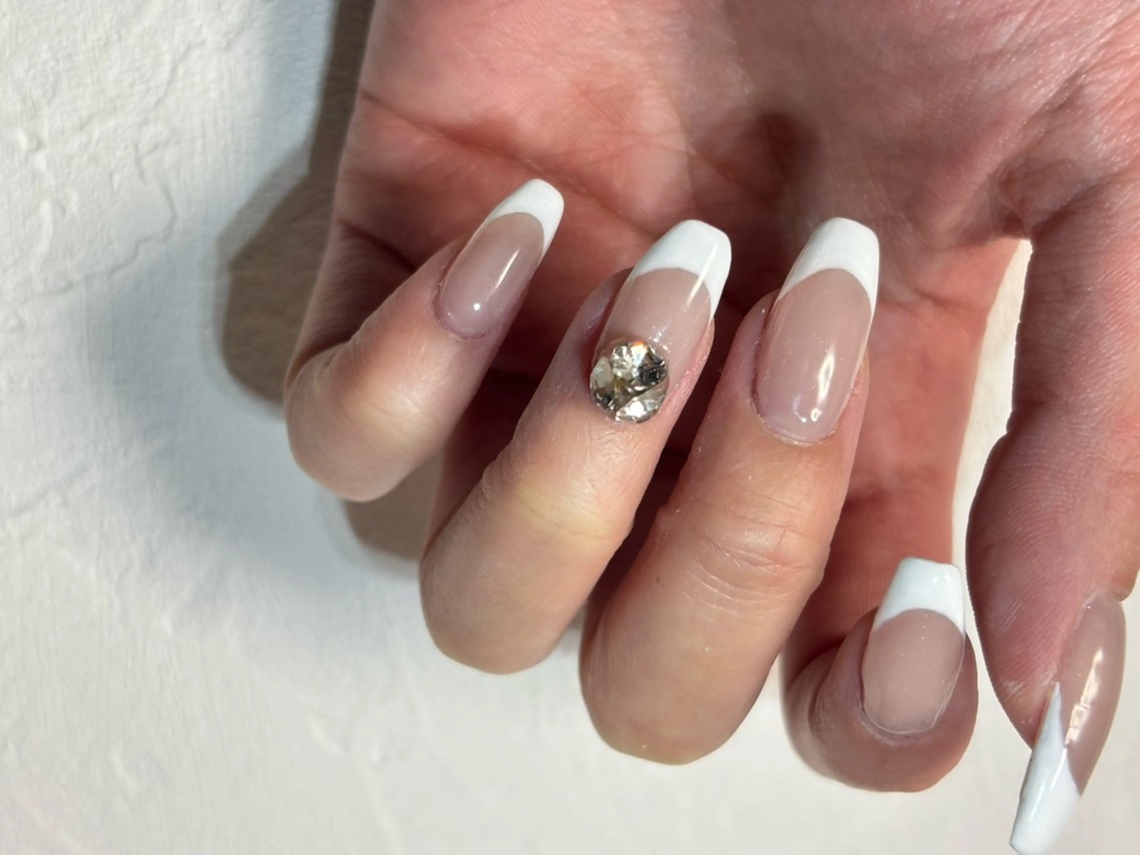 ネイル 長さ出し nailpark_ MITSUMEのネイルデザイン