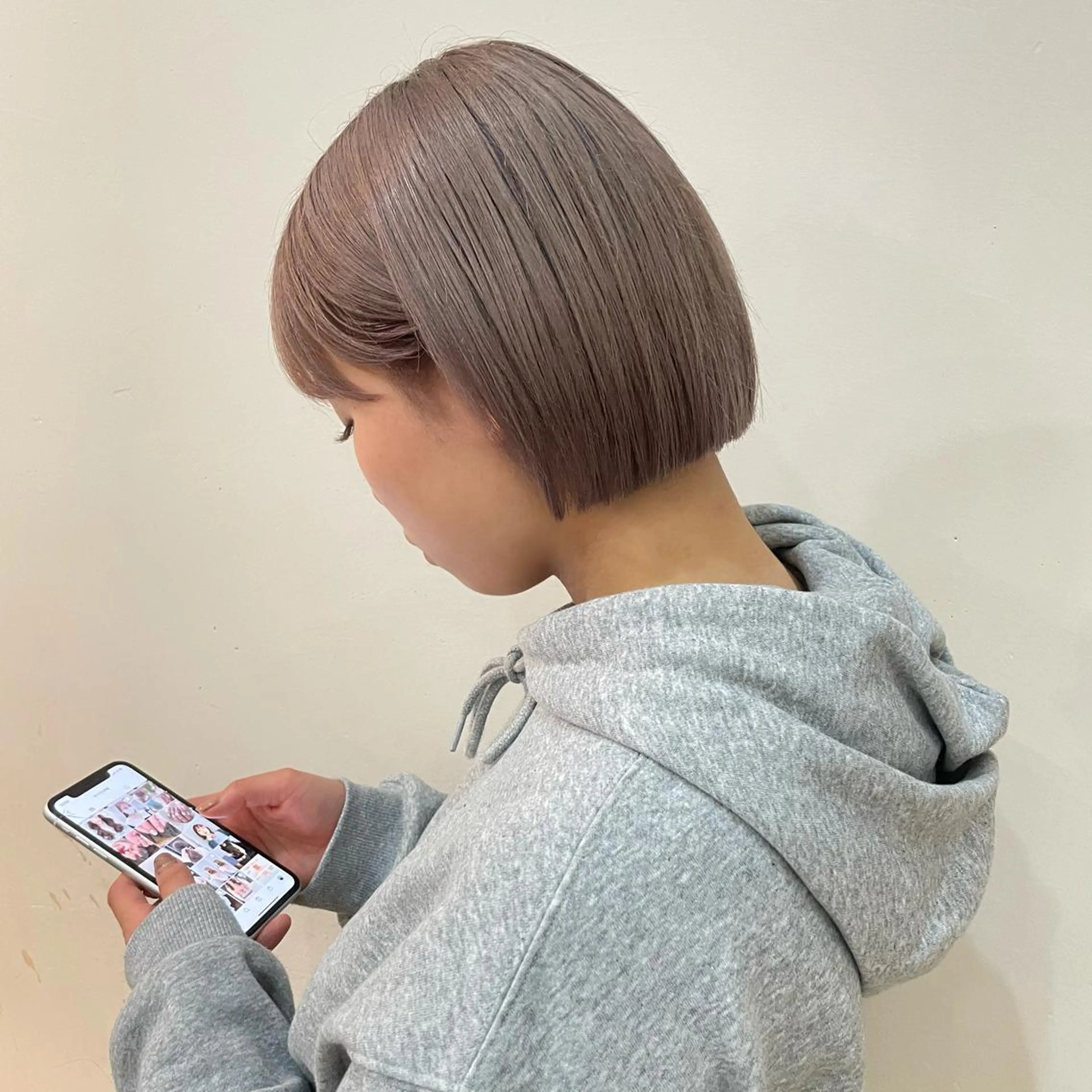 ショート 切りっぱなしボブ ボブ カット CITA （シータ）所属・板井 美紗都のヘアスタイル