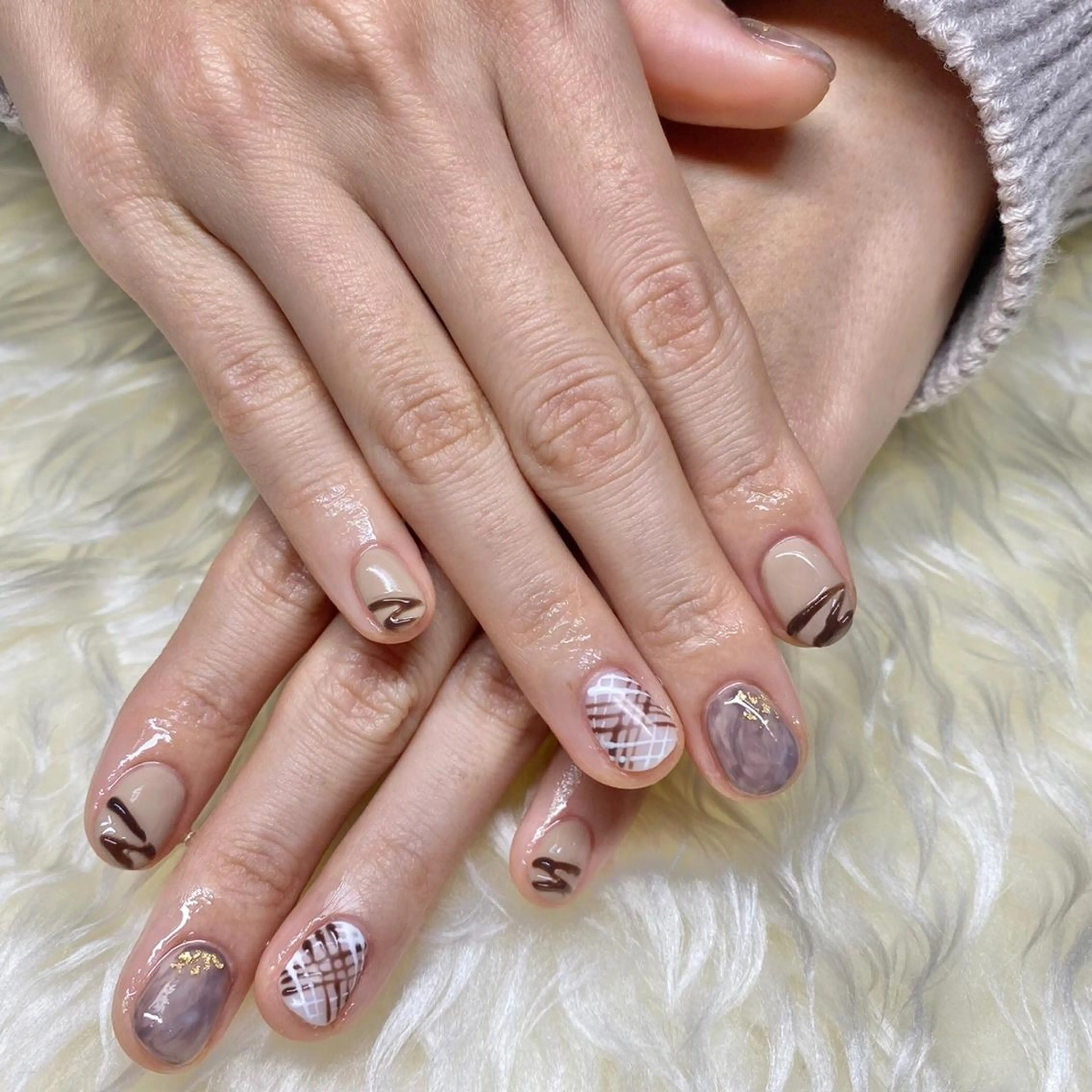 ネイル バレンタイン ハンドネイル Nail&eye Belire 新宿のネイルデザイン