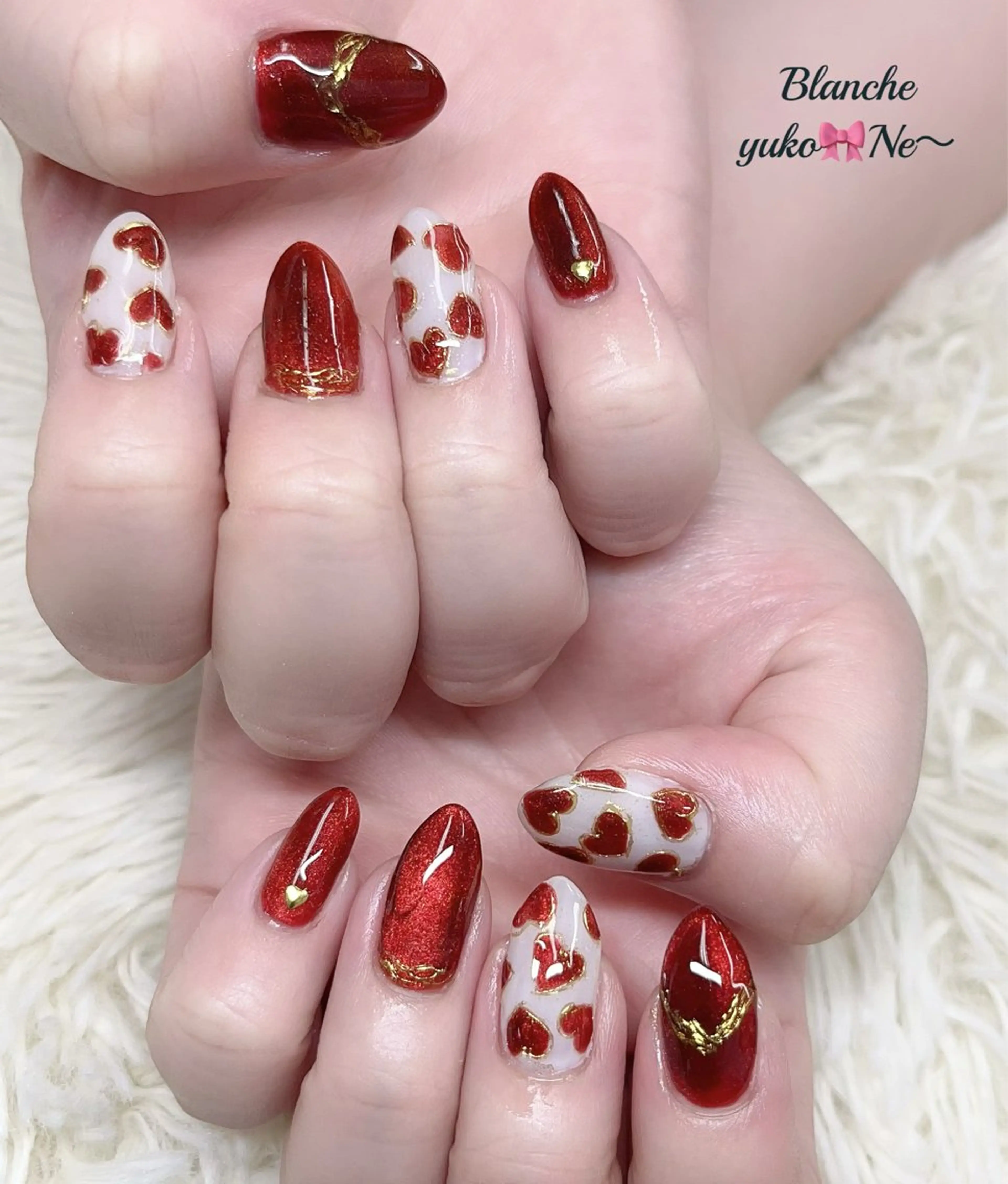 🉐ハンドネイル　オフ込み(サンプルデザイン、カラーは選べます。)の写真