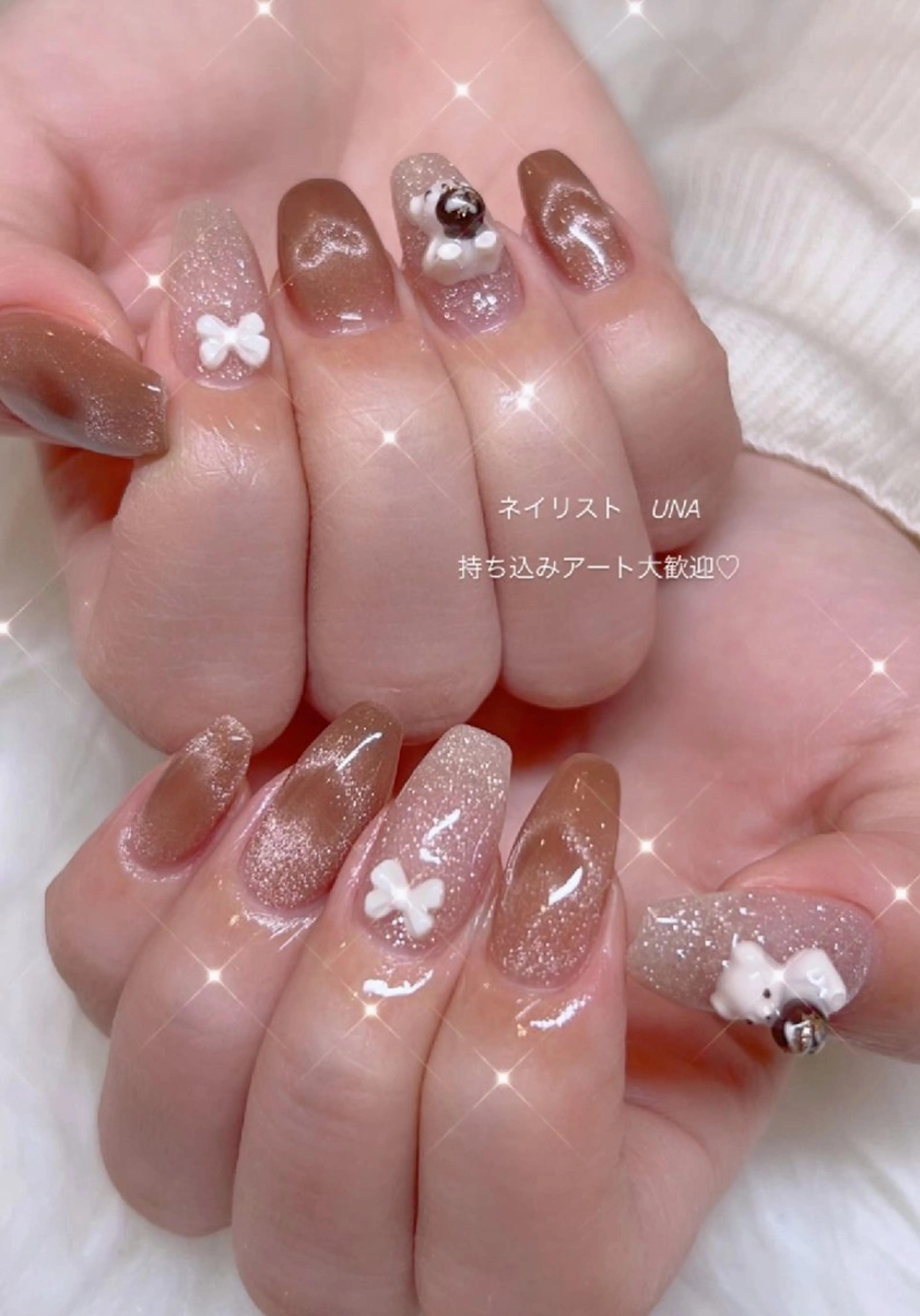 ネイル アートネイル 春ネイル バレンタイン ハンドネイル I LOVE ME  NAIL.｡.:*♡のネイルデザイン
