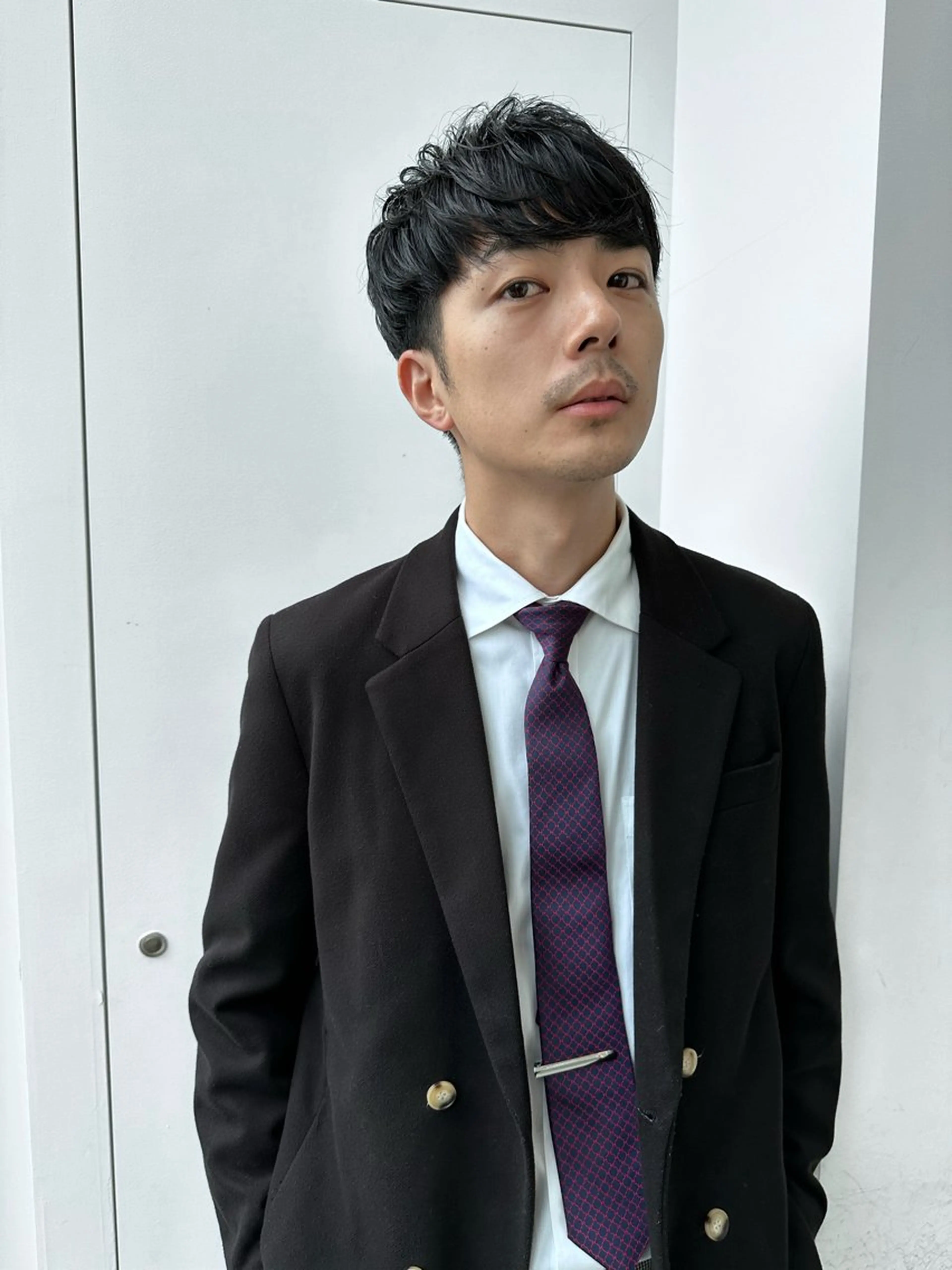 ショート パーマ メンズ 池袋センターパート No.1 裕大のヘアスタイル