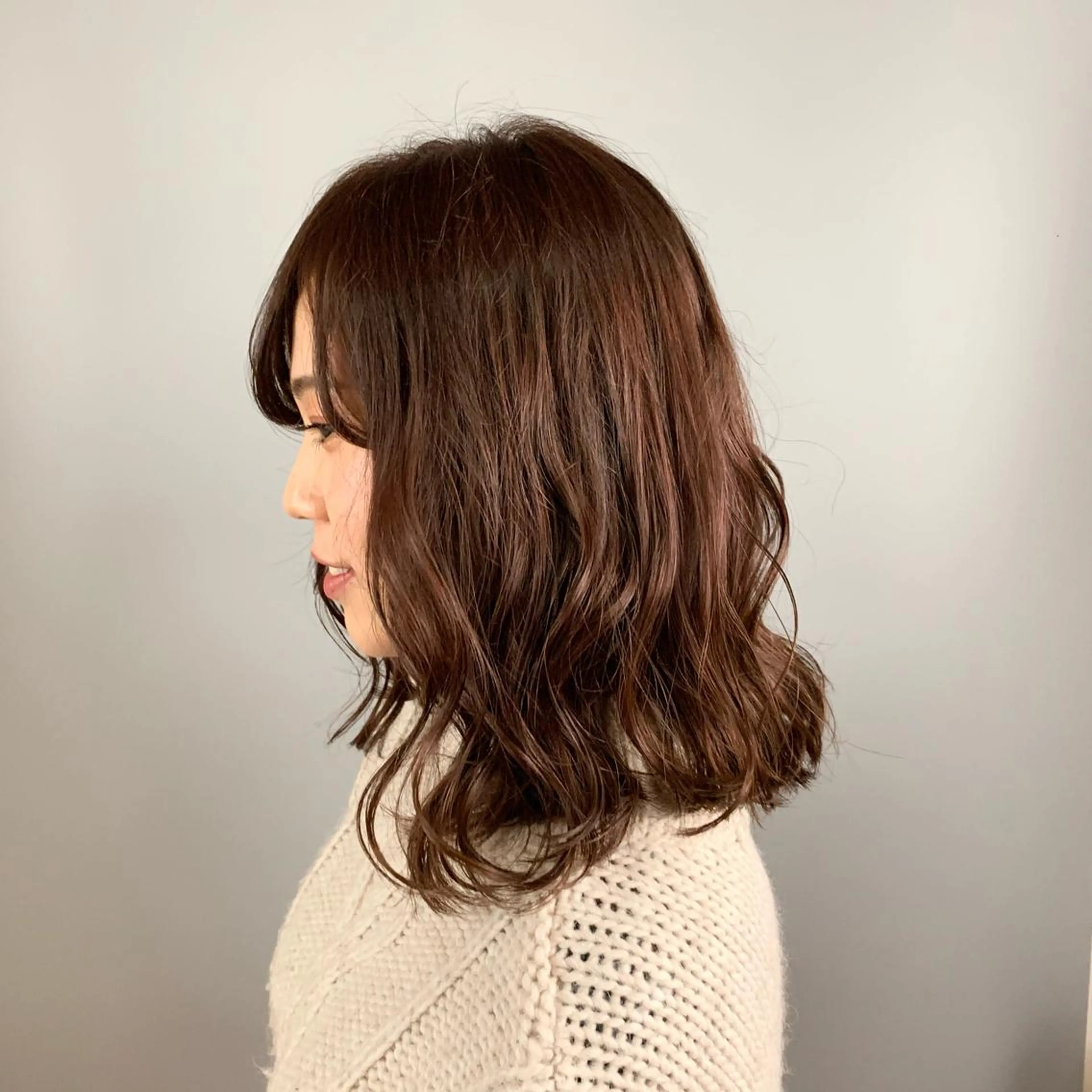 ミディアム Geniee horie所属・ともや 髪質改善縮毛矯正のヘアスタイル