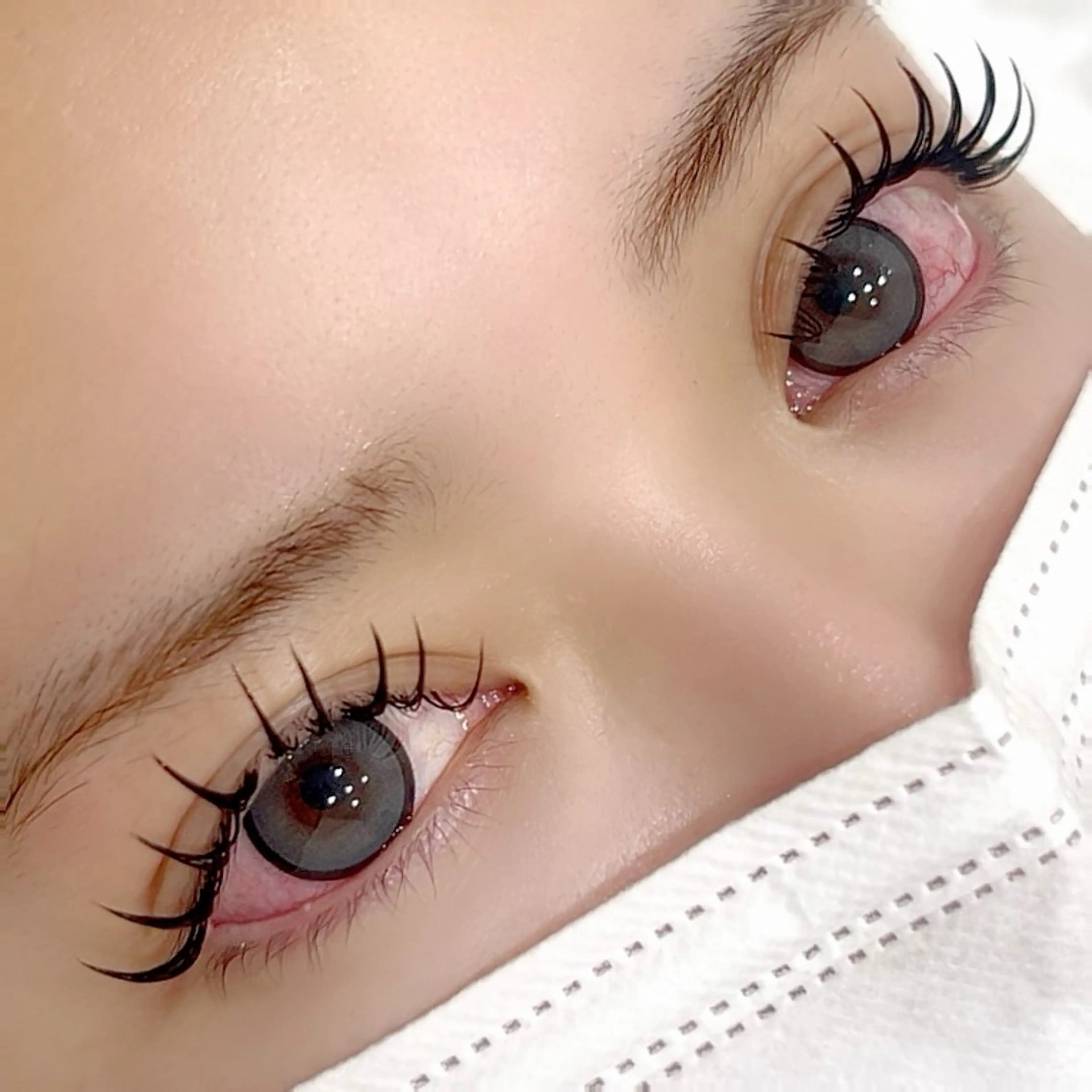 マツエク・マツパ フラットラッシュ omii salon 守山店: ayumiのマツエク・マツパデザイン