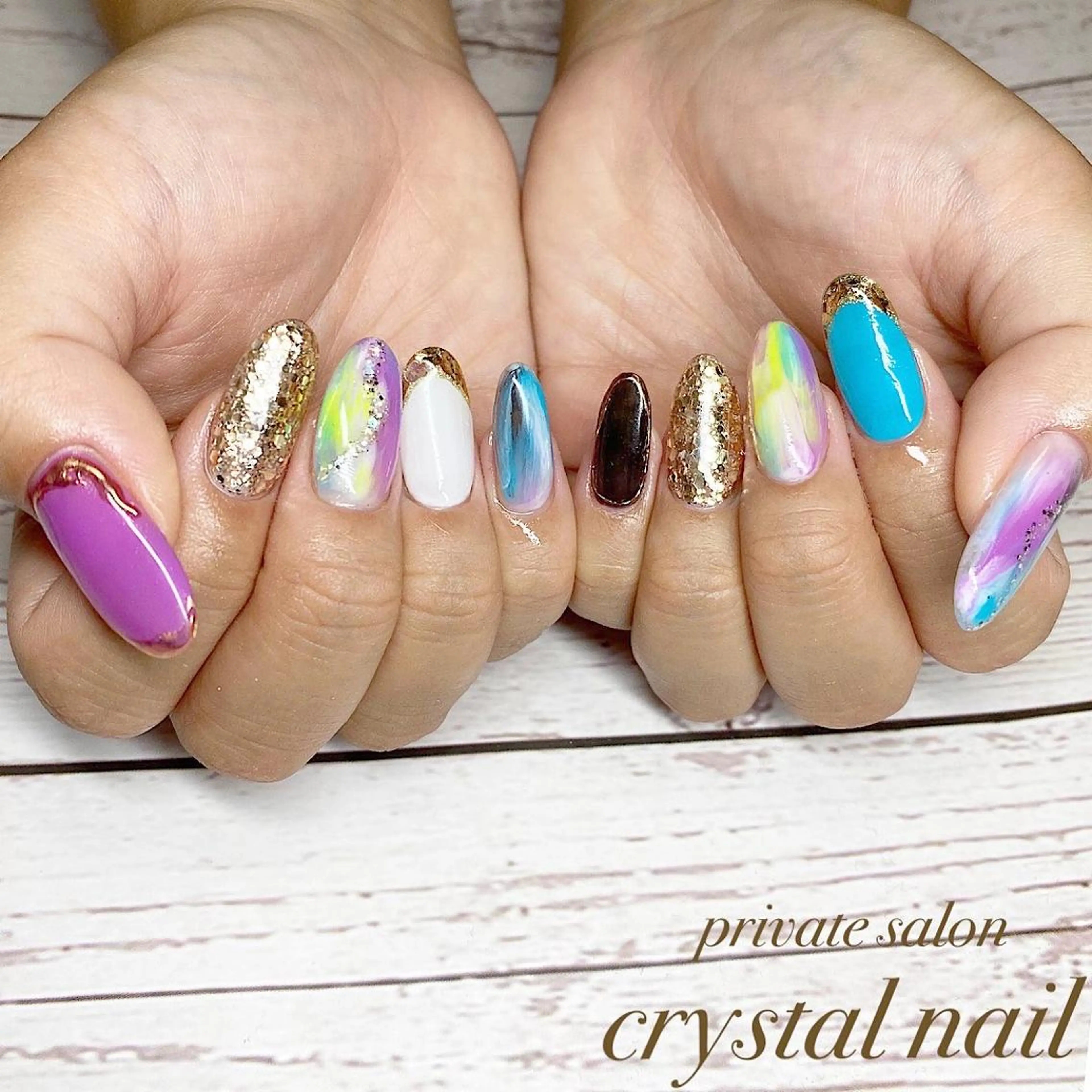 ネイル Crystal Nailのネイルデザイン